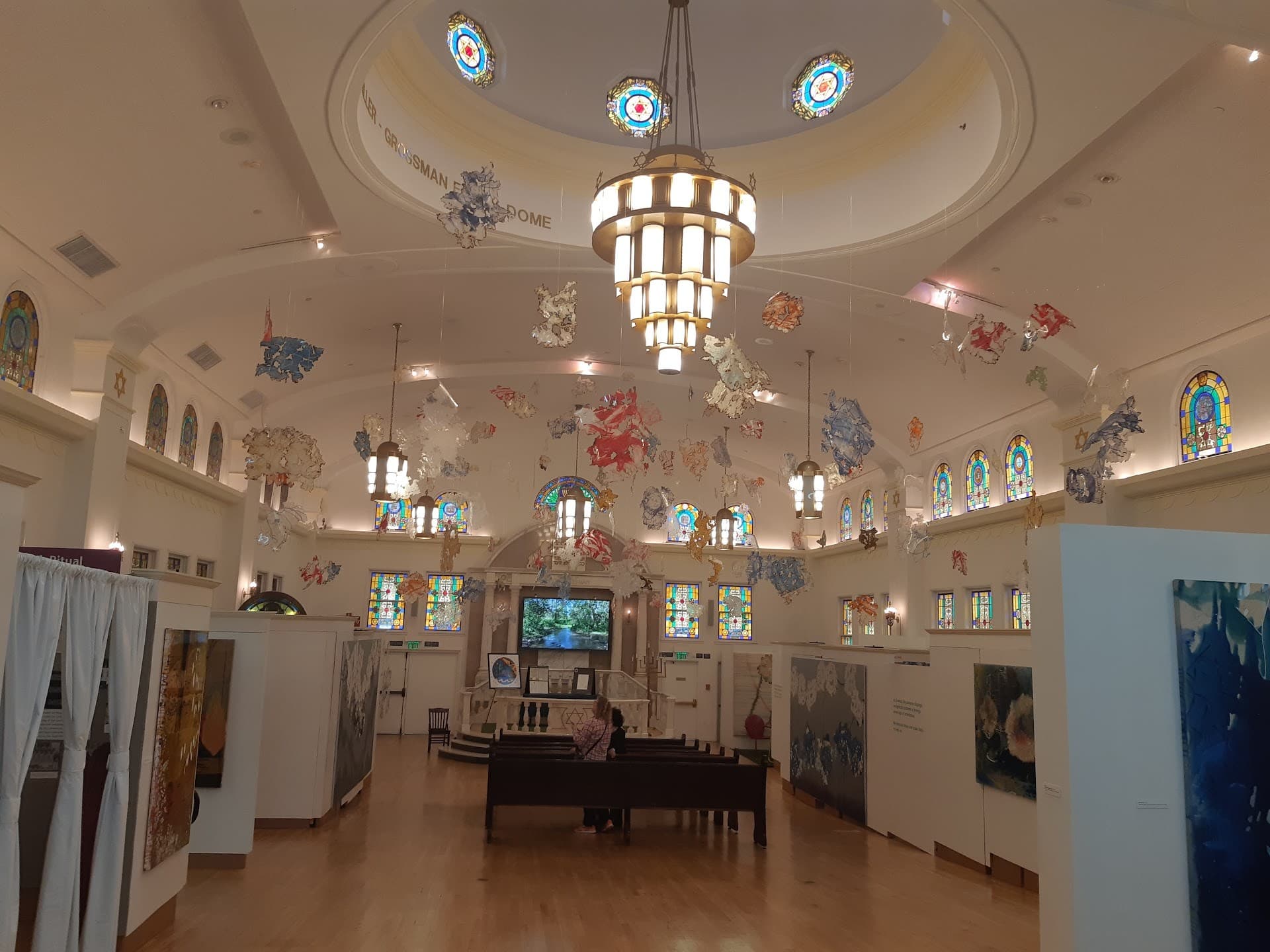 Interior view of Jewish Museum of Florida-FIU in Miami Beach