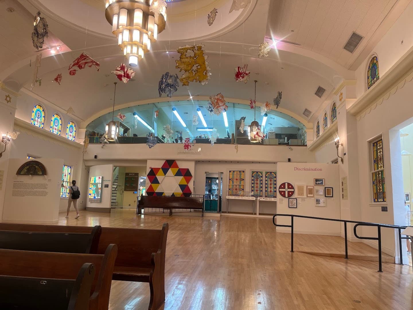 Interior view of Jewish Museum of Florida-FIU in Miami Beach