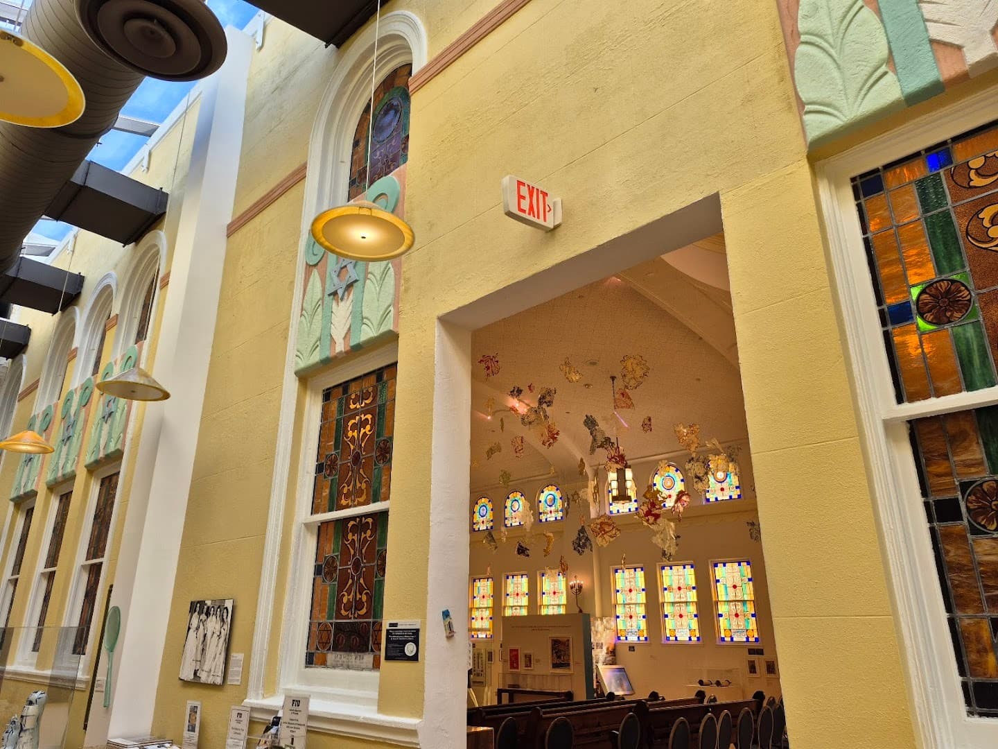 Interior view of Jewish Museum of Florida-FIU in Miami Beach