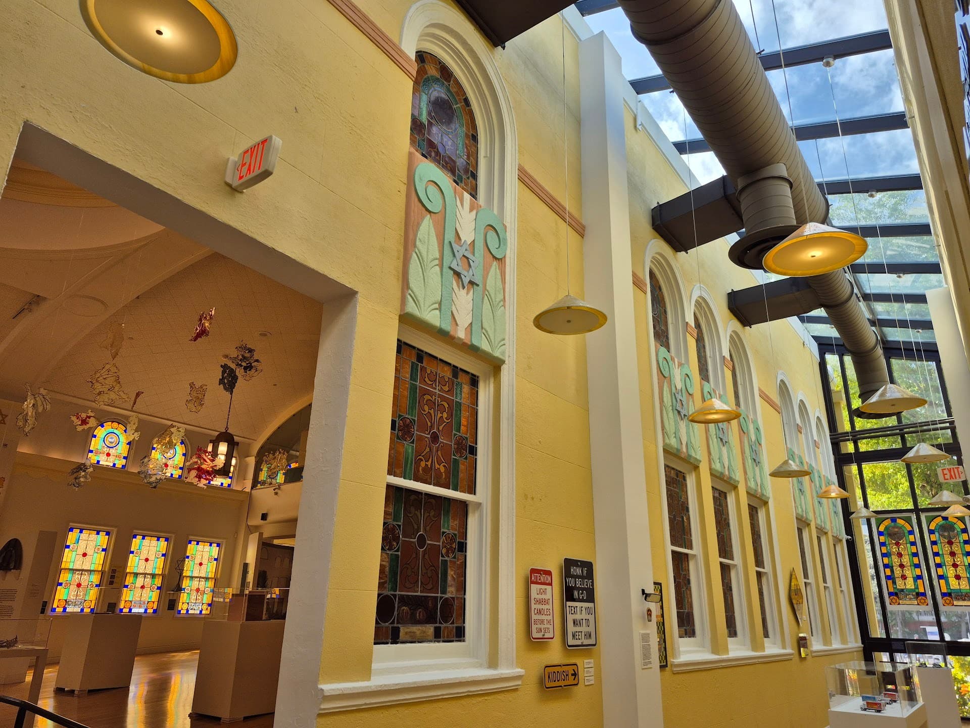 Interior view of Jewish Museum of Florida-FIU in Miami Beach