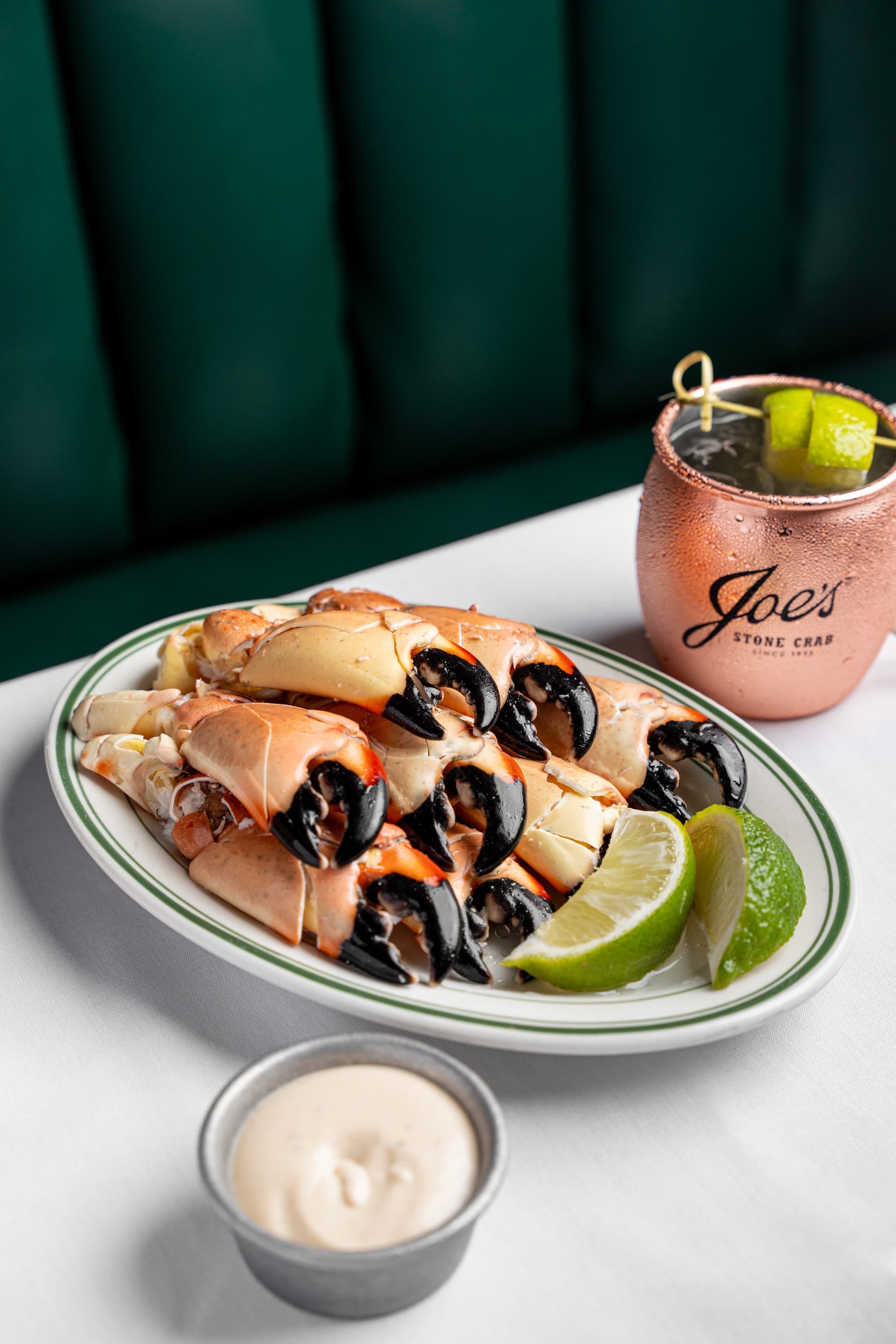Joe's Stone Crab dish with crab claws, Miami Beach