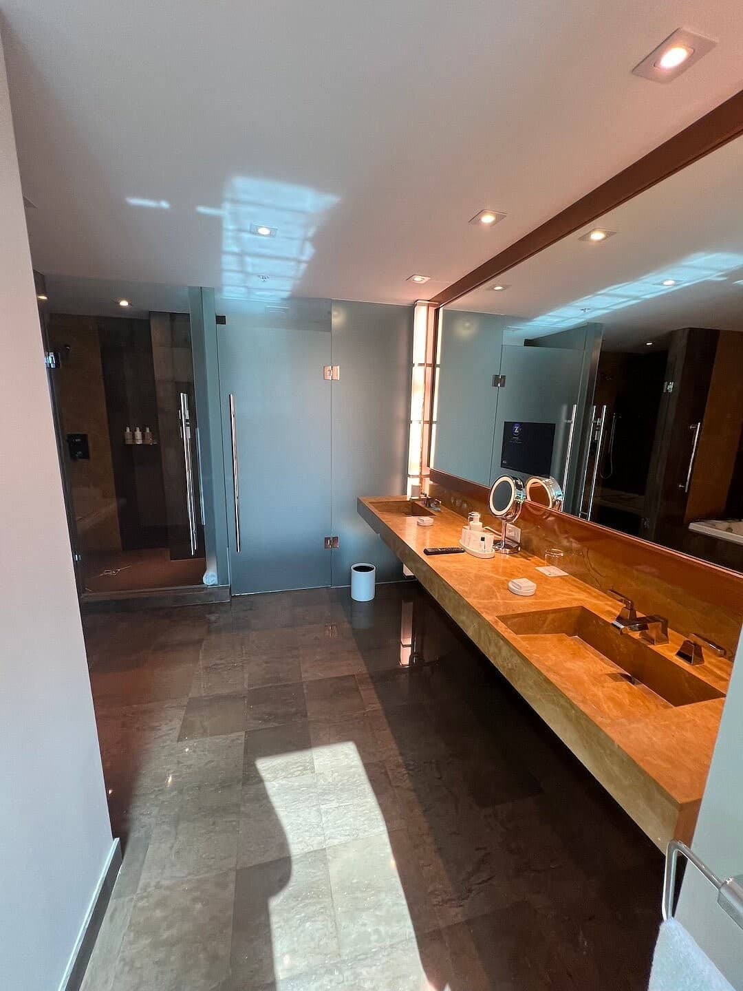 Luxurious bathroom at JW Marriott Marquis Miami