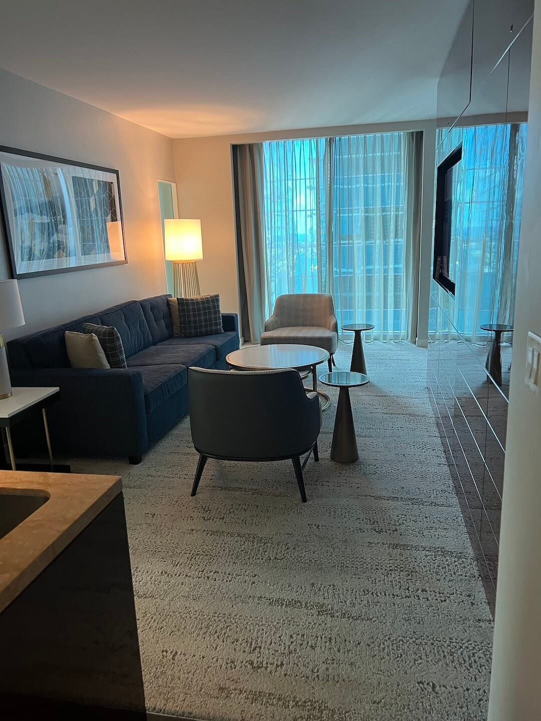 Luxury suite at JW Marriott Marquis Miami