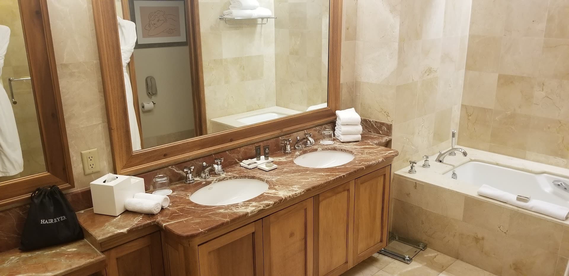 Luxurious bathroom at JW Marriott Miami Turnberry Resort & Spa