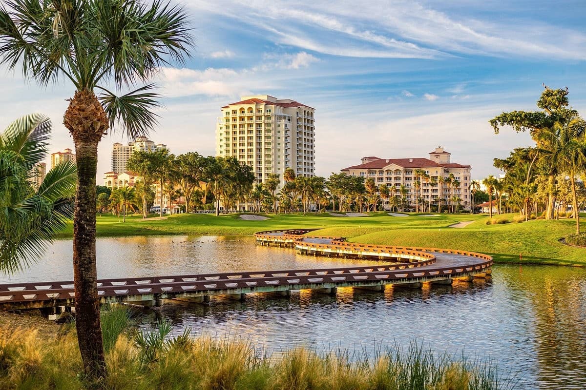 Scenic view of JW Marriott Miami Turnberry Resort & Spa in Aventura