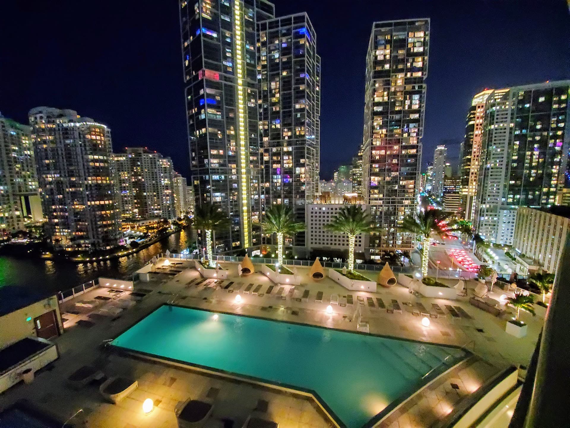 City view from Kimpton EPIC Hotel in Miami
