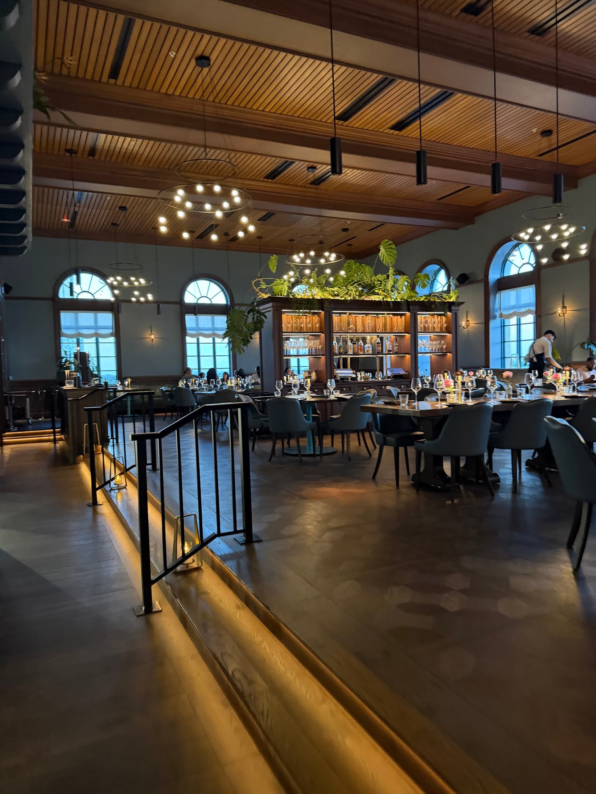 Klaw Miami interior dining scene with elegant decor