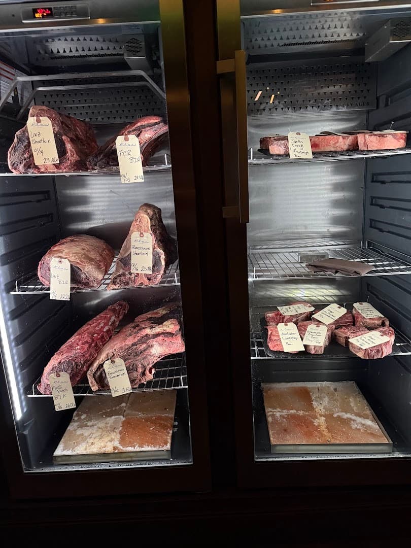 Meat display at Klaw Miami restaurant