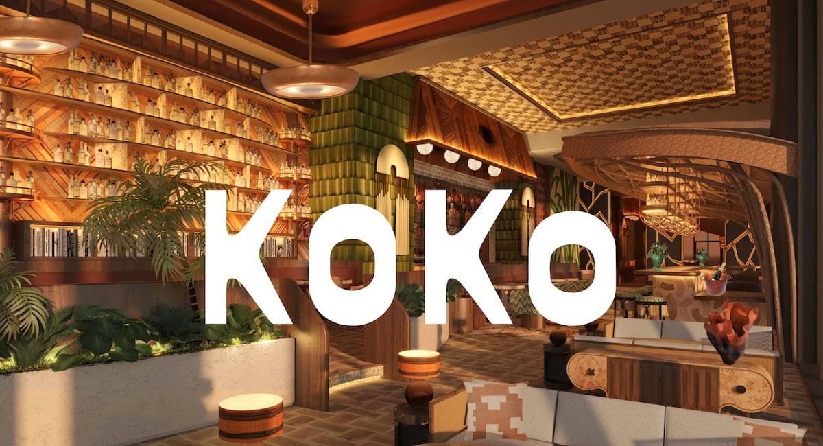 Interior view of Koko restaurant in Miami