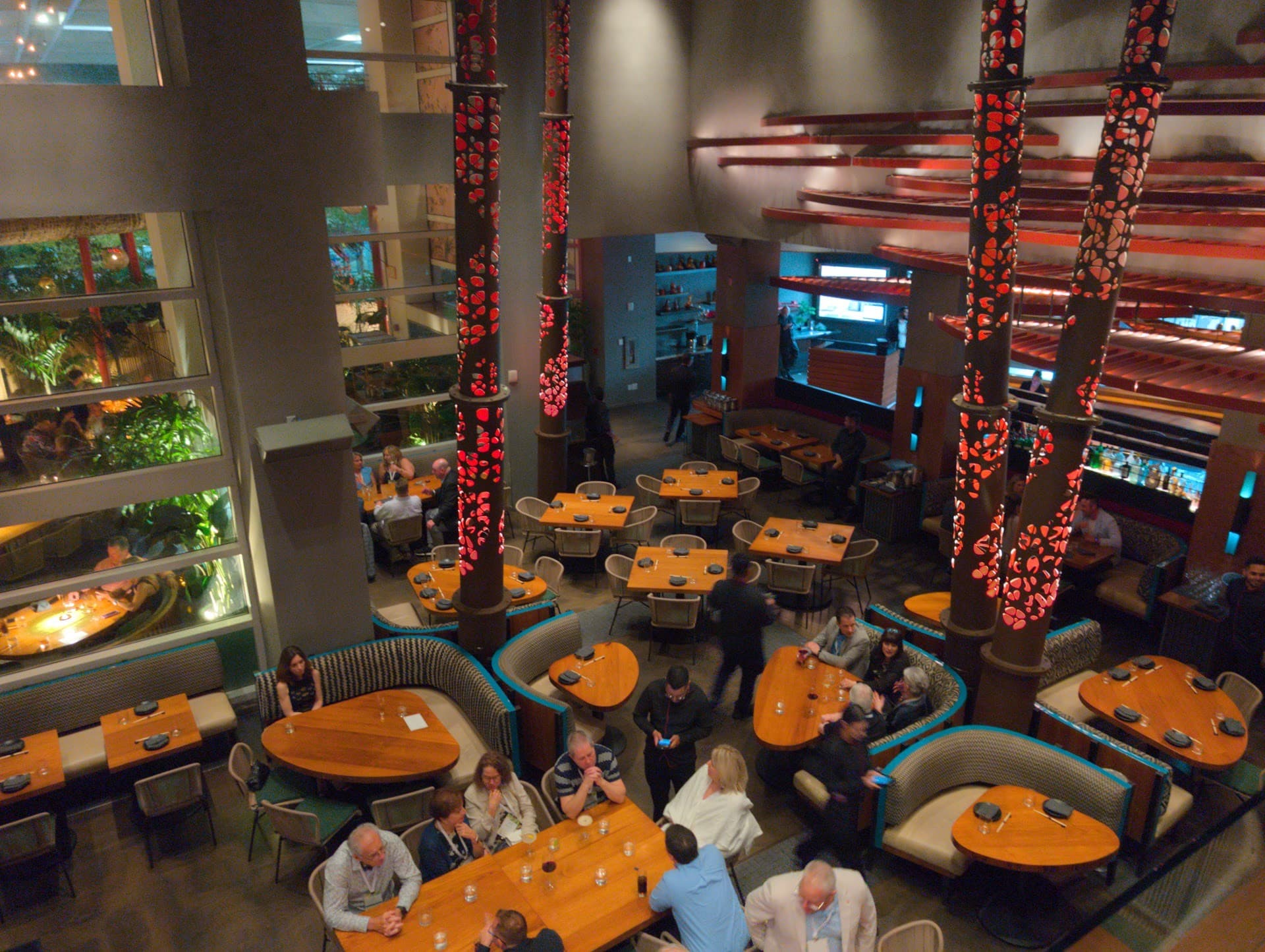 Interior view of Komodo Miami restaurant in Miami
