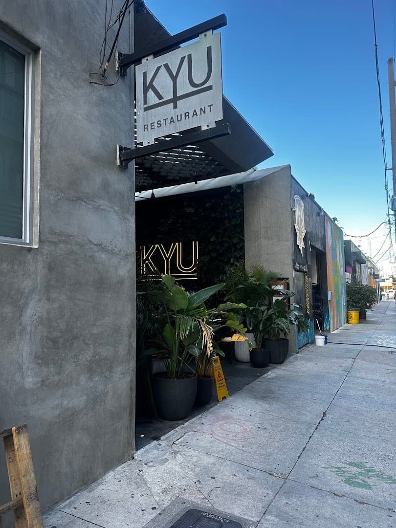 KYU restaurant entrance in Miami