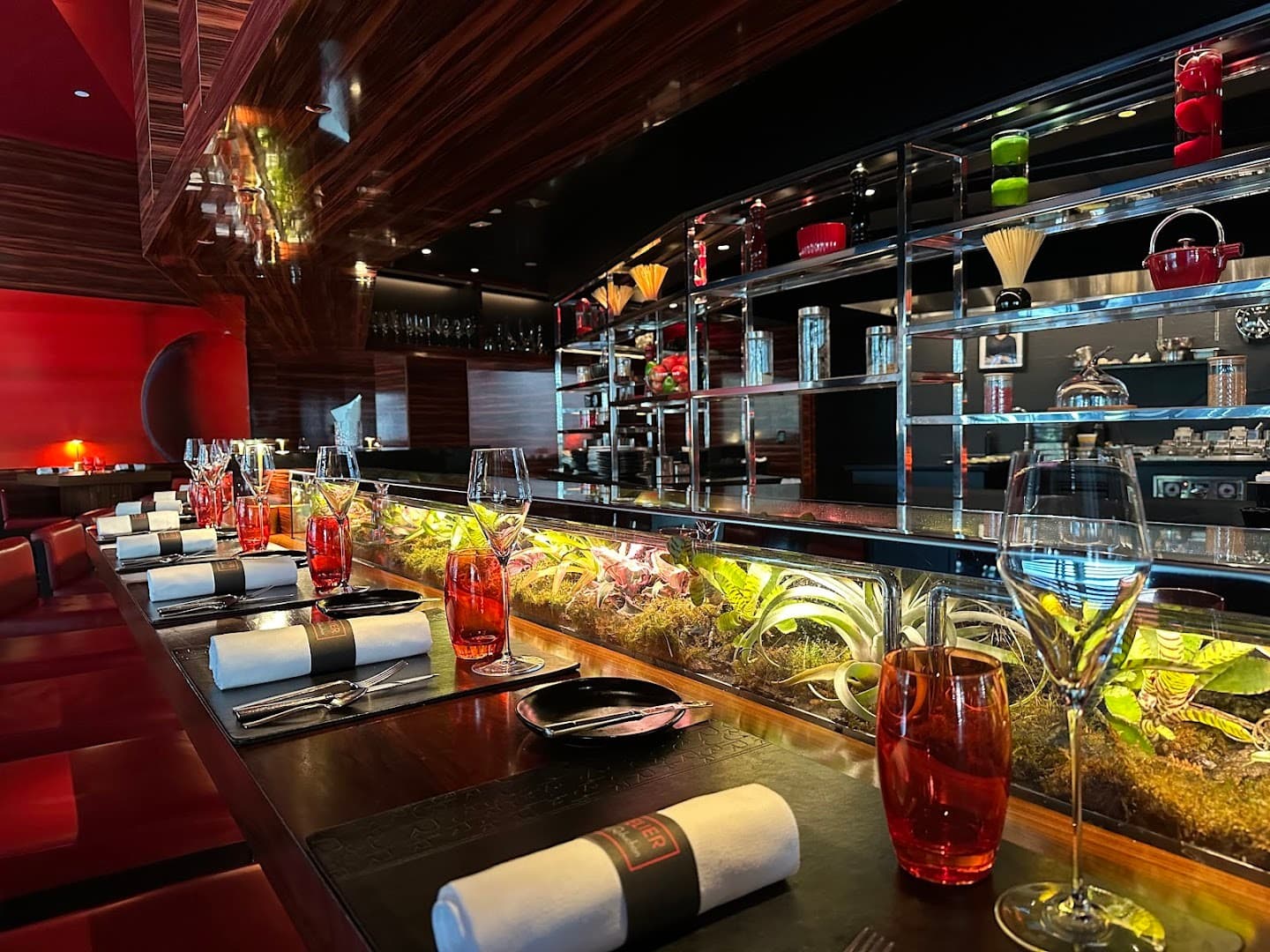 L’Atelier de Joël Robuchon interior in Miami