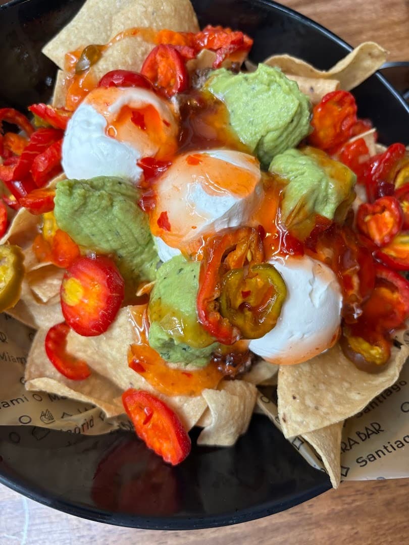 Delicious nachos at La Birra Bar in Miami