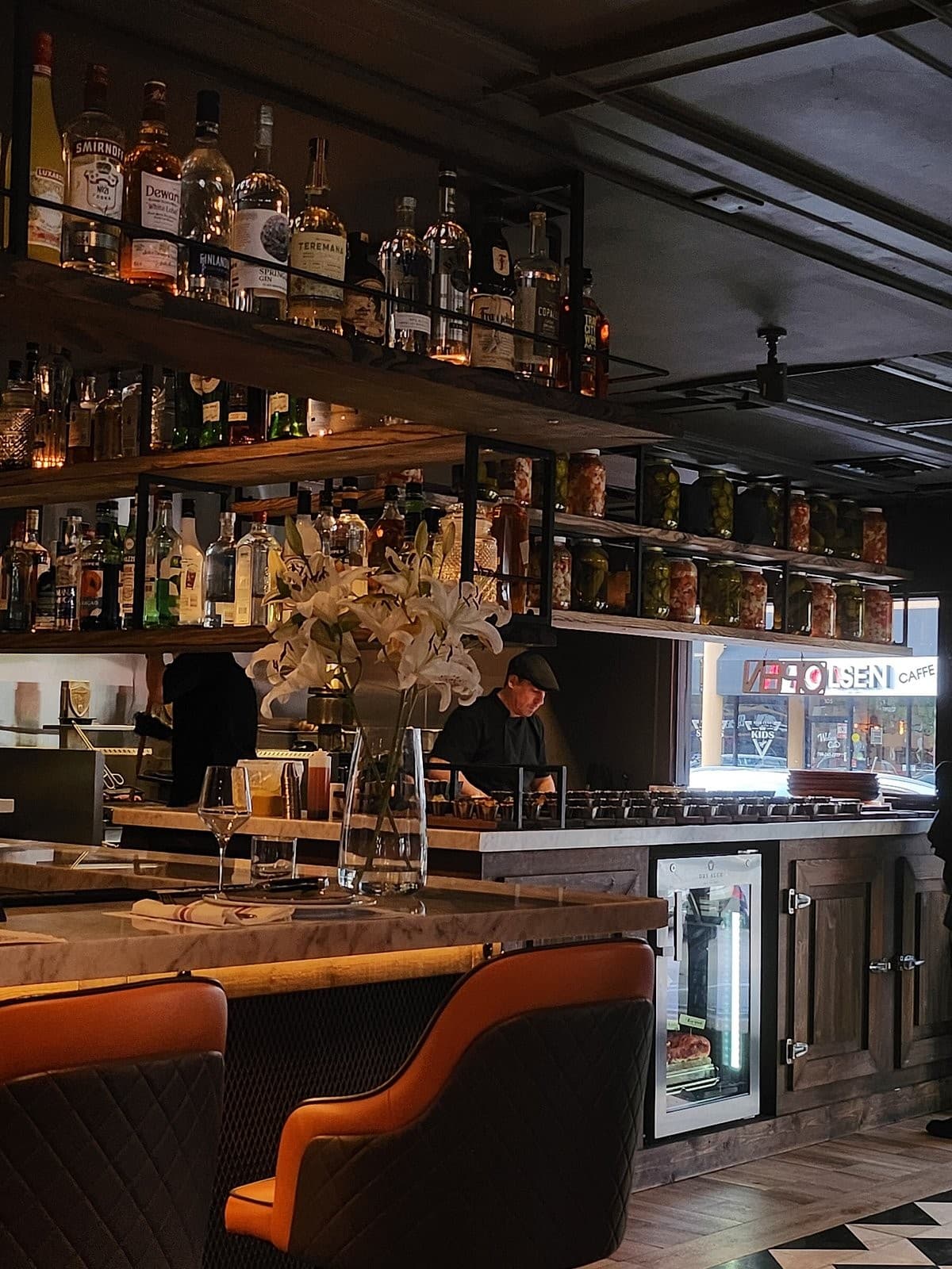 La Cabrera Sunny Isles interior bar scene in Miami