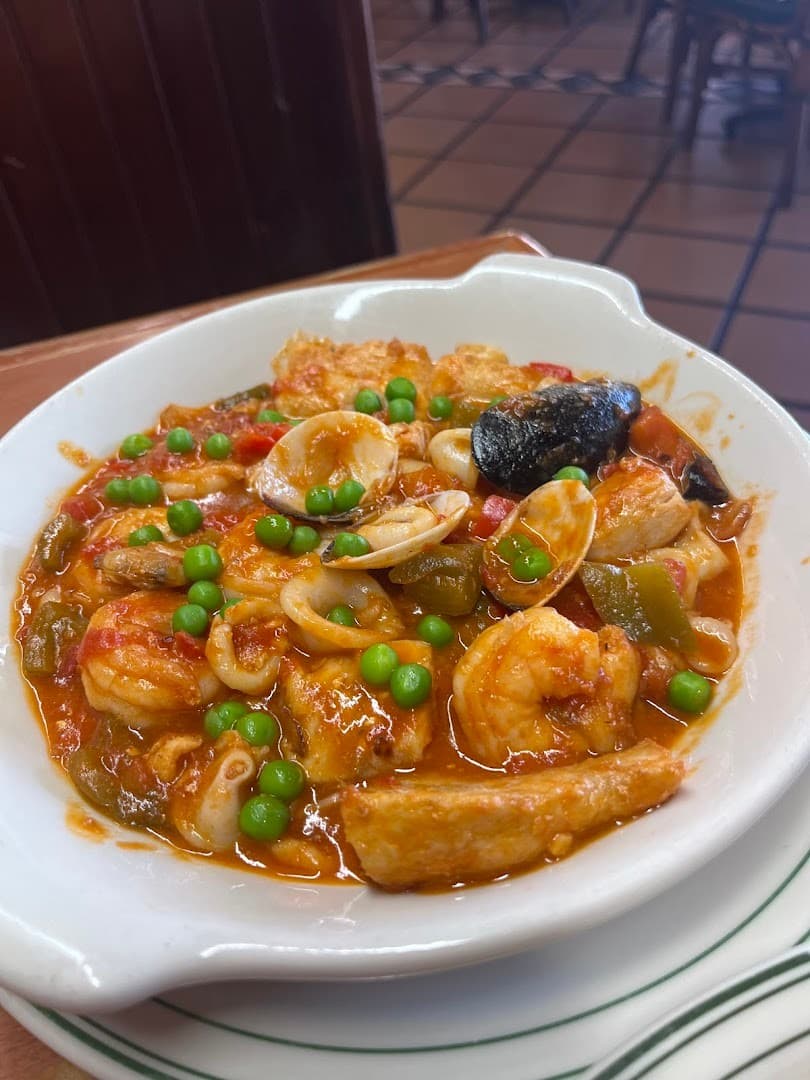 Seafood dish at La Carreta in Miami