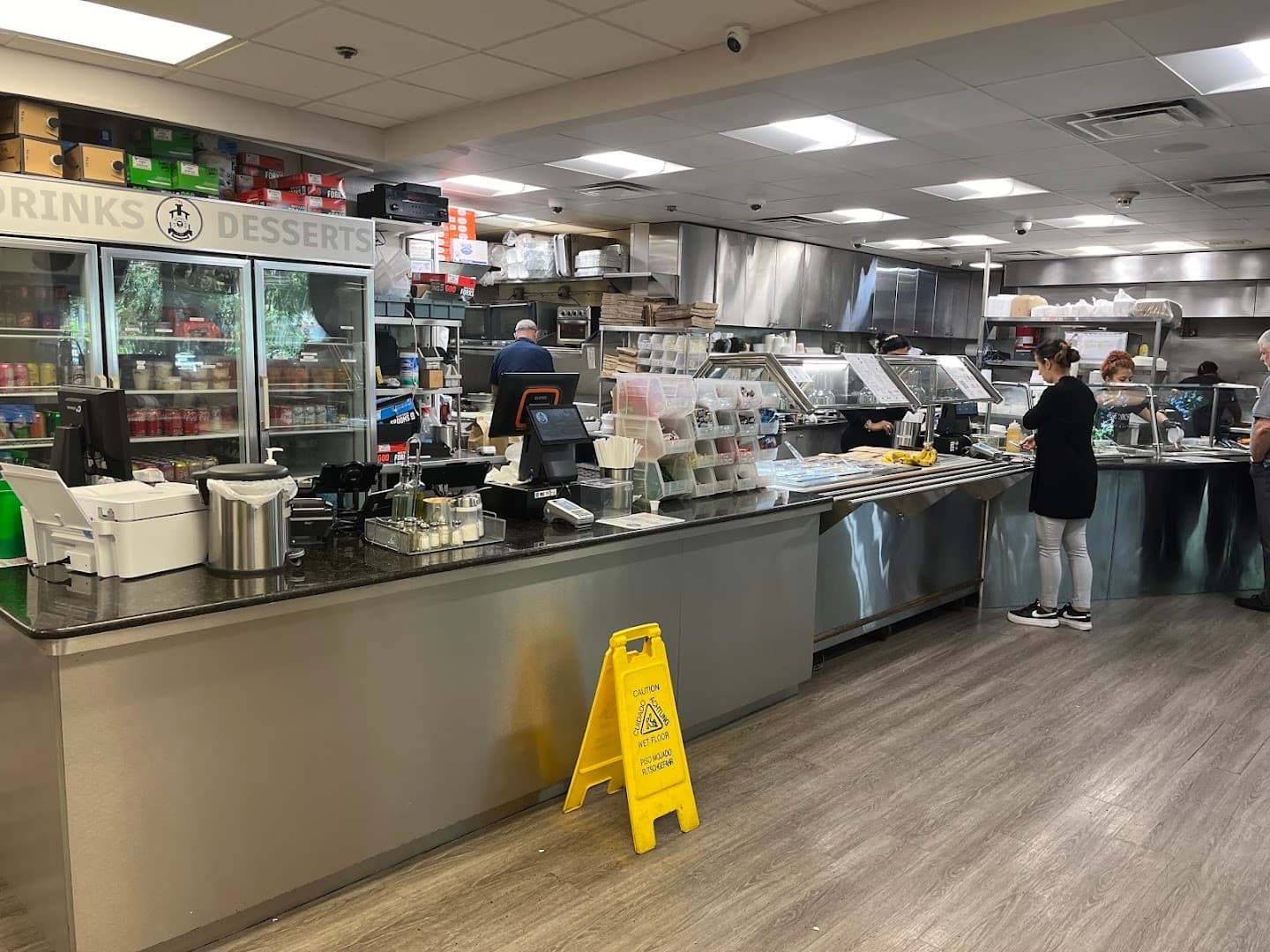 Interior view of La Estacion Cafe in Miami