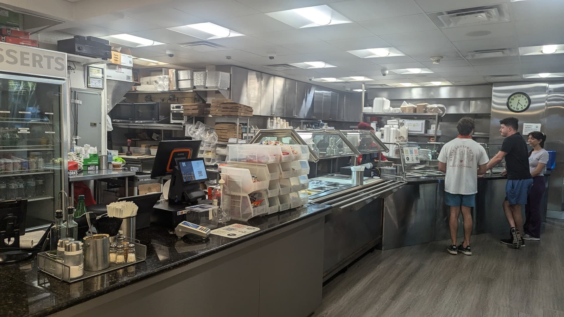 Interior view of La Estacion Cafe in Miami