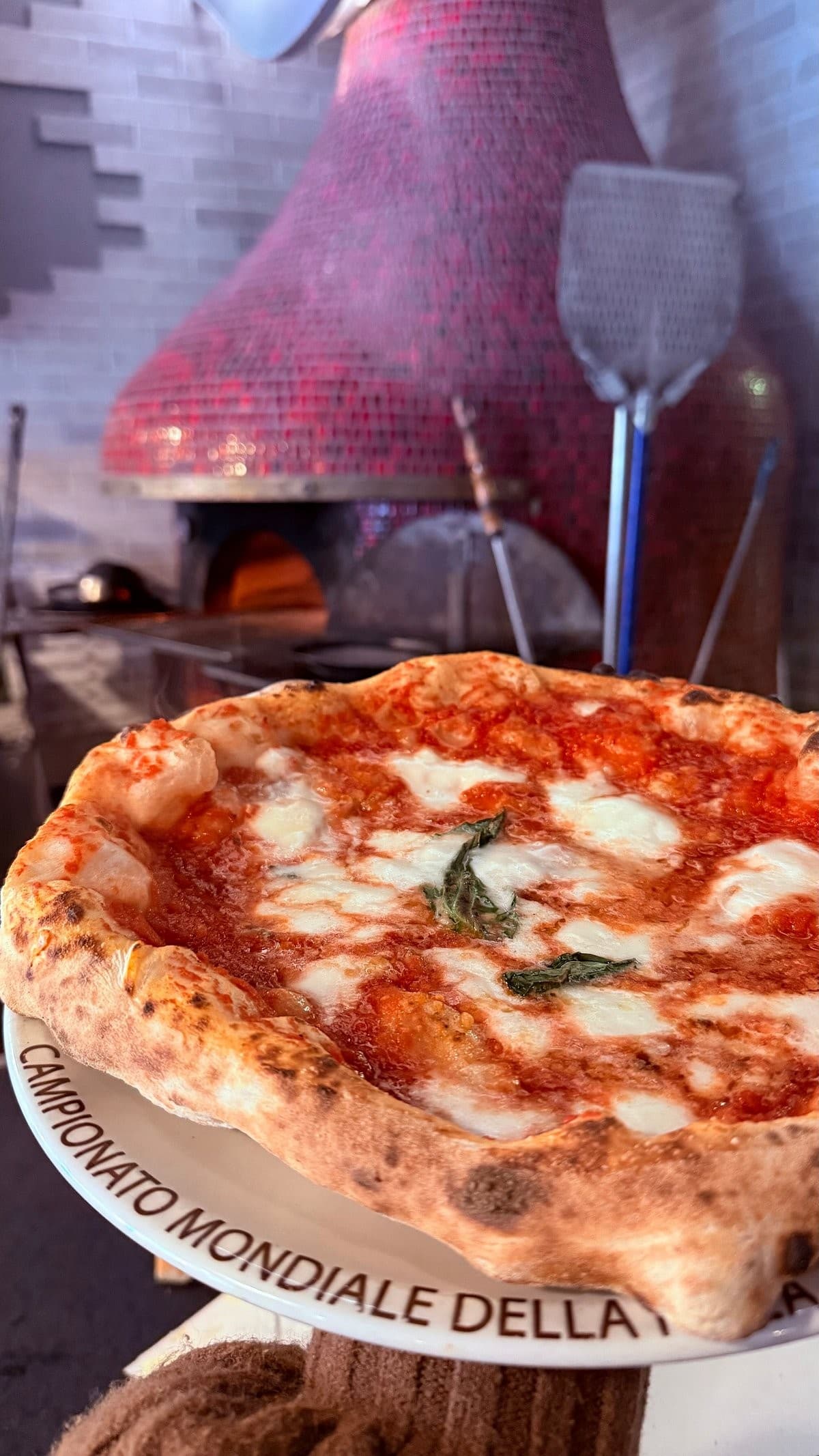 Authentic pizza from La Leggenda Pizzeria in Miami Beach