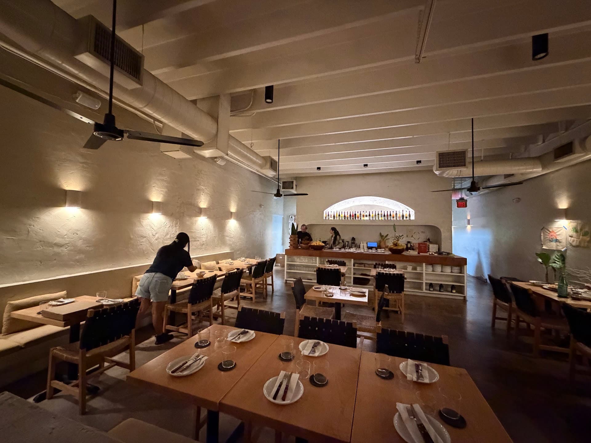 Interior view of La Natural restaurant in Miami