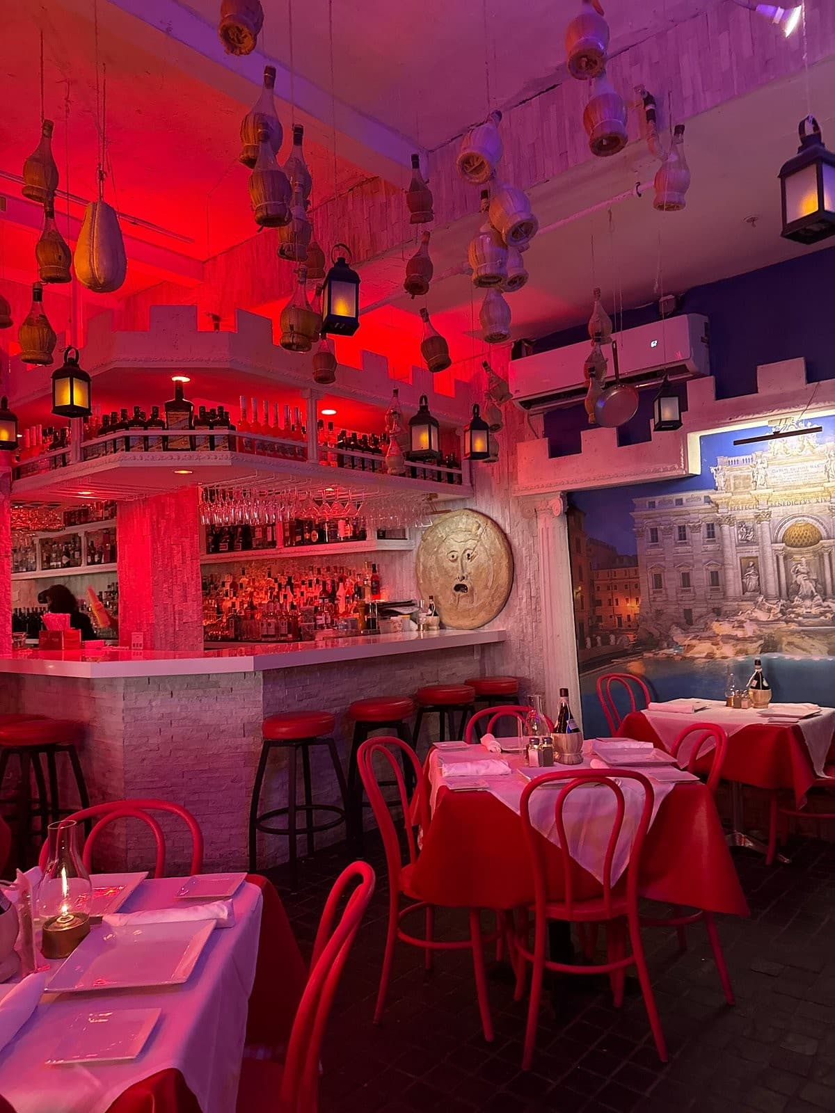 La Romanita Restaurant and Privato Lounge interior in Hialeah