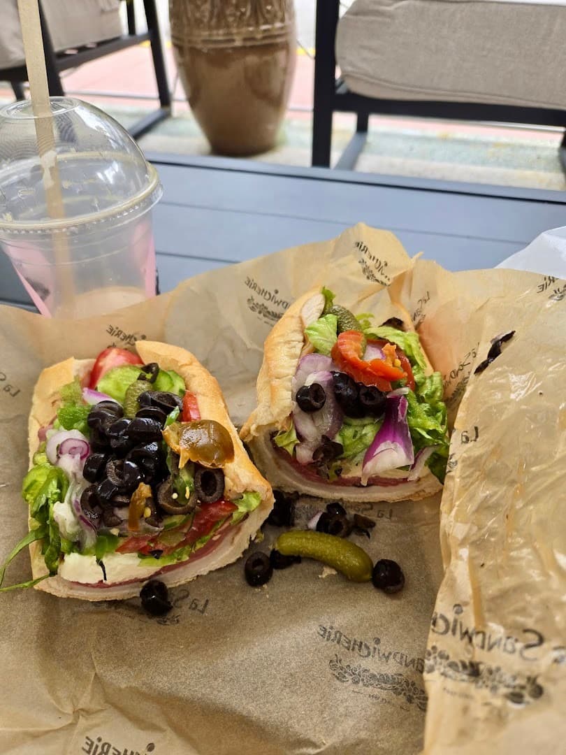 Delicious sandwich from La Sandwicherie Miami Beach