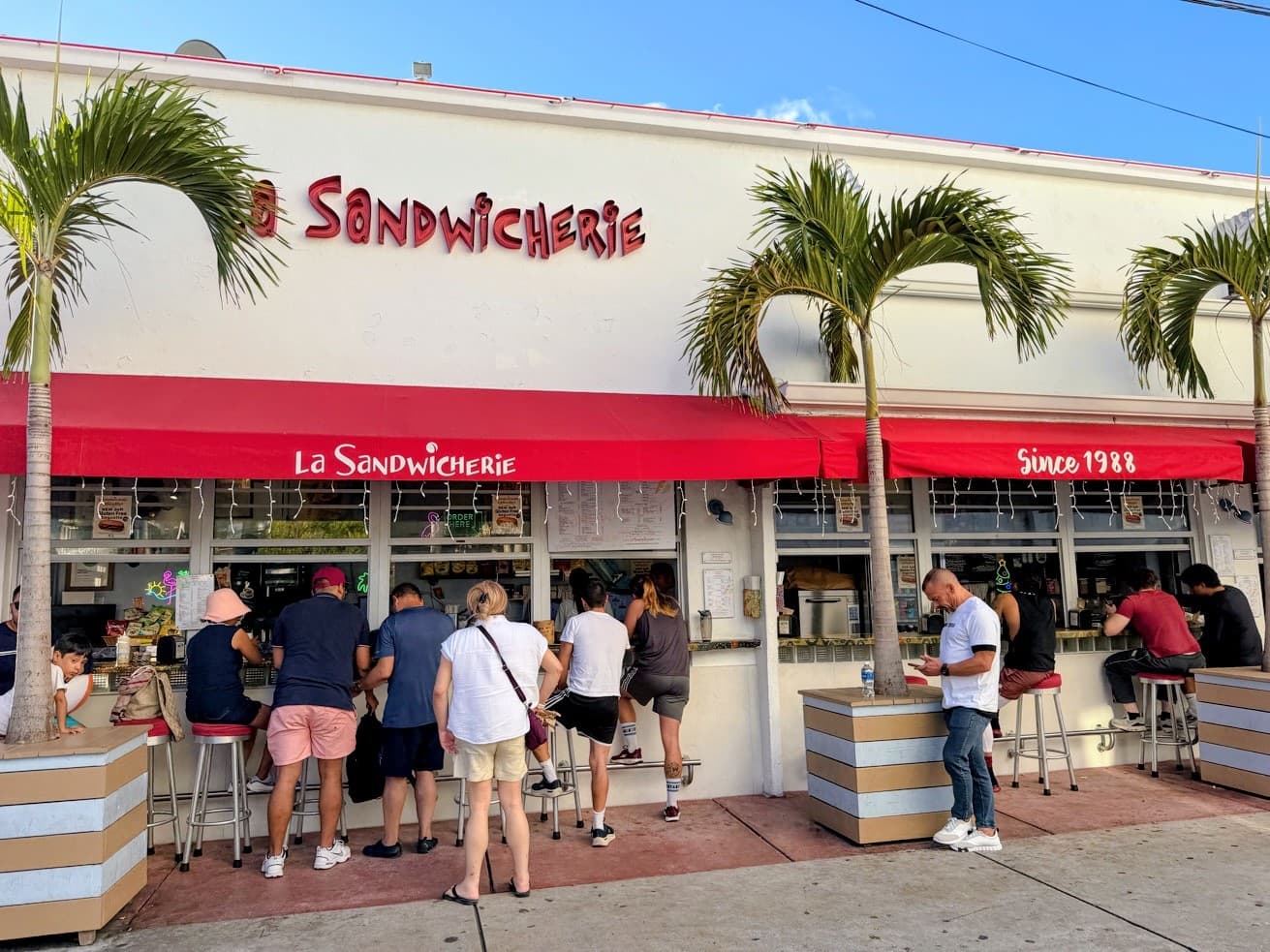 La Sandwicherie Miami Beach restaurant facade