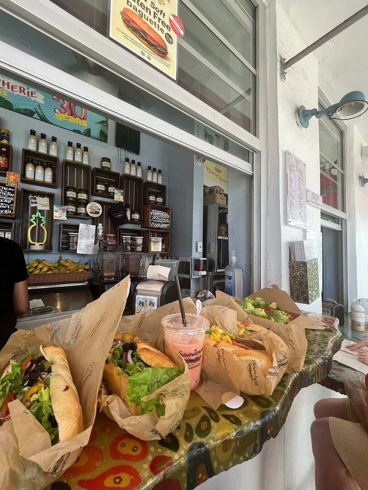La Sandwicherie Miami Beach serves delicious sandwiches