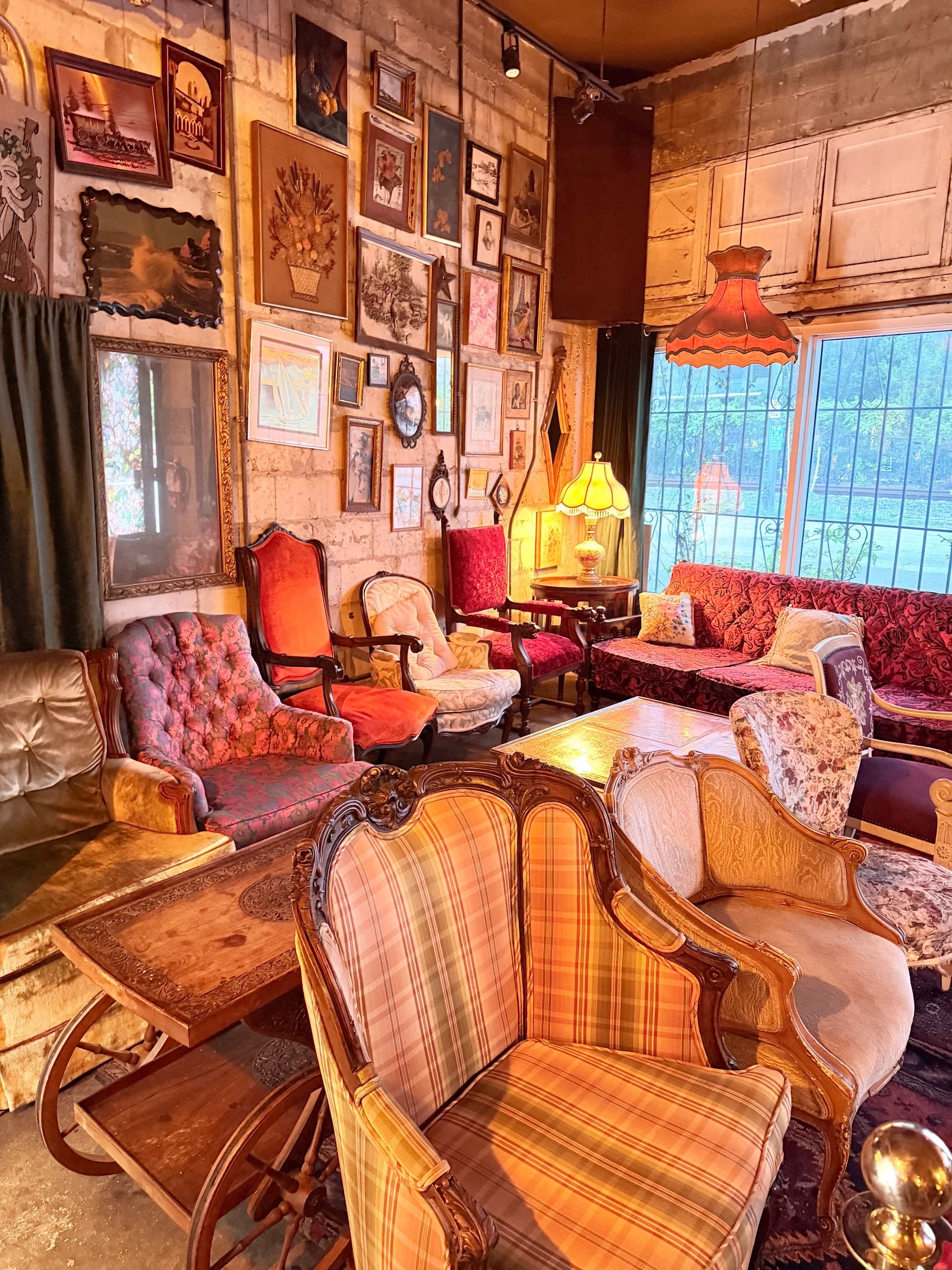 Cozy interior of Lagniappe in Miami