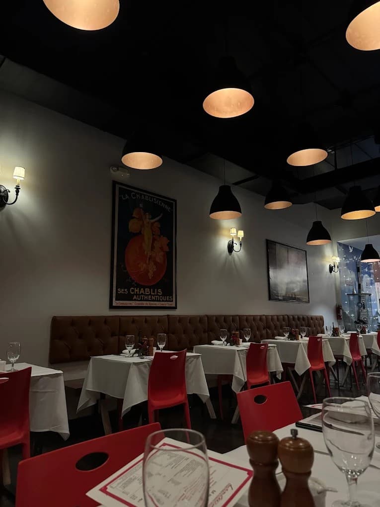 Lentrecote French Restaurant interior in Sunny Isles Beach
