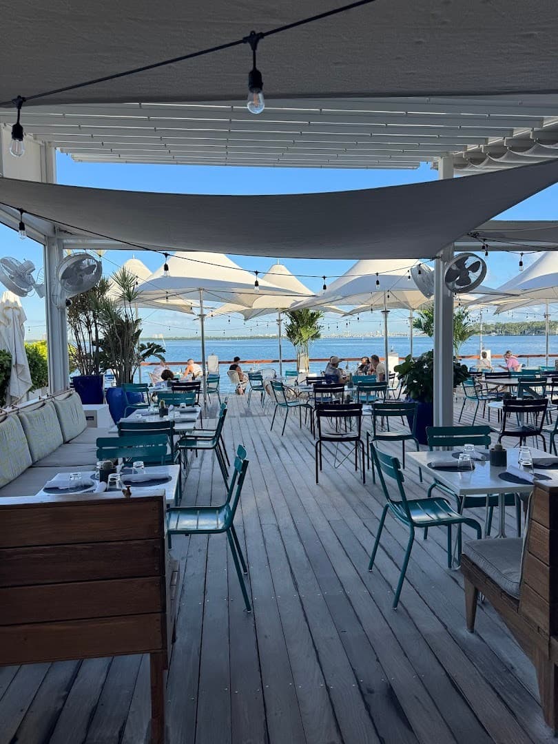 Lido Bayside restaurant interior Miami Beach