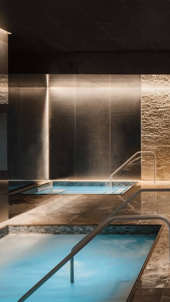 Relaxing spa area at Life Time in Coral Gables