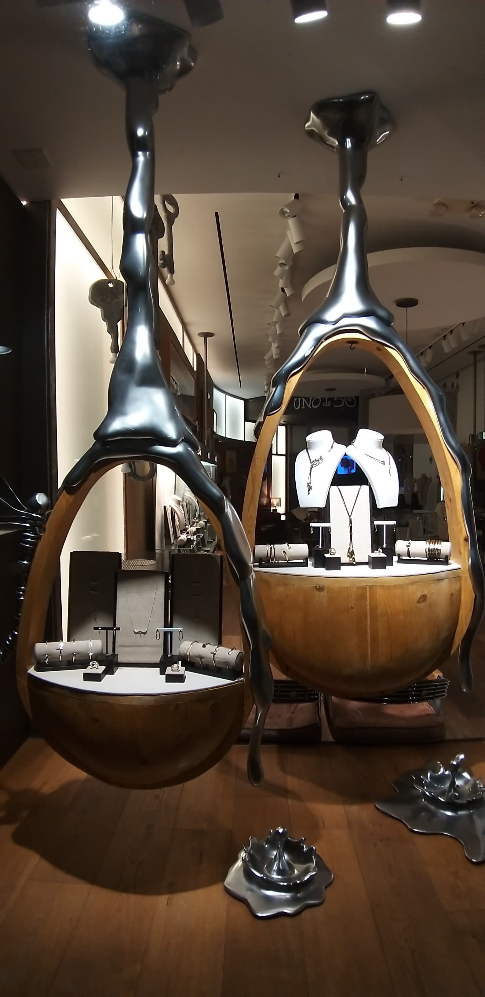 Unique interior decor at Lincoln Road Shopping District, Miami