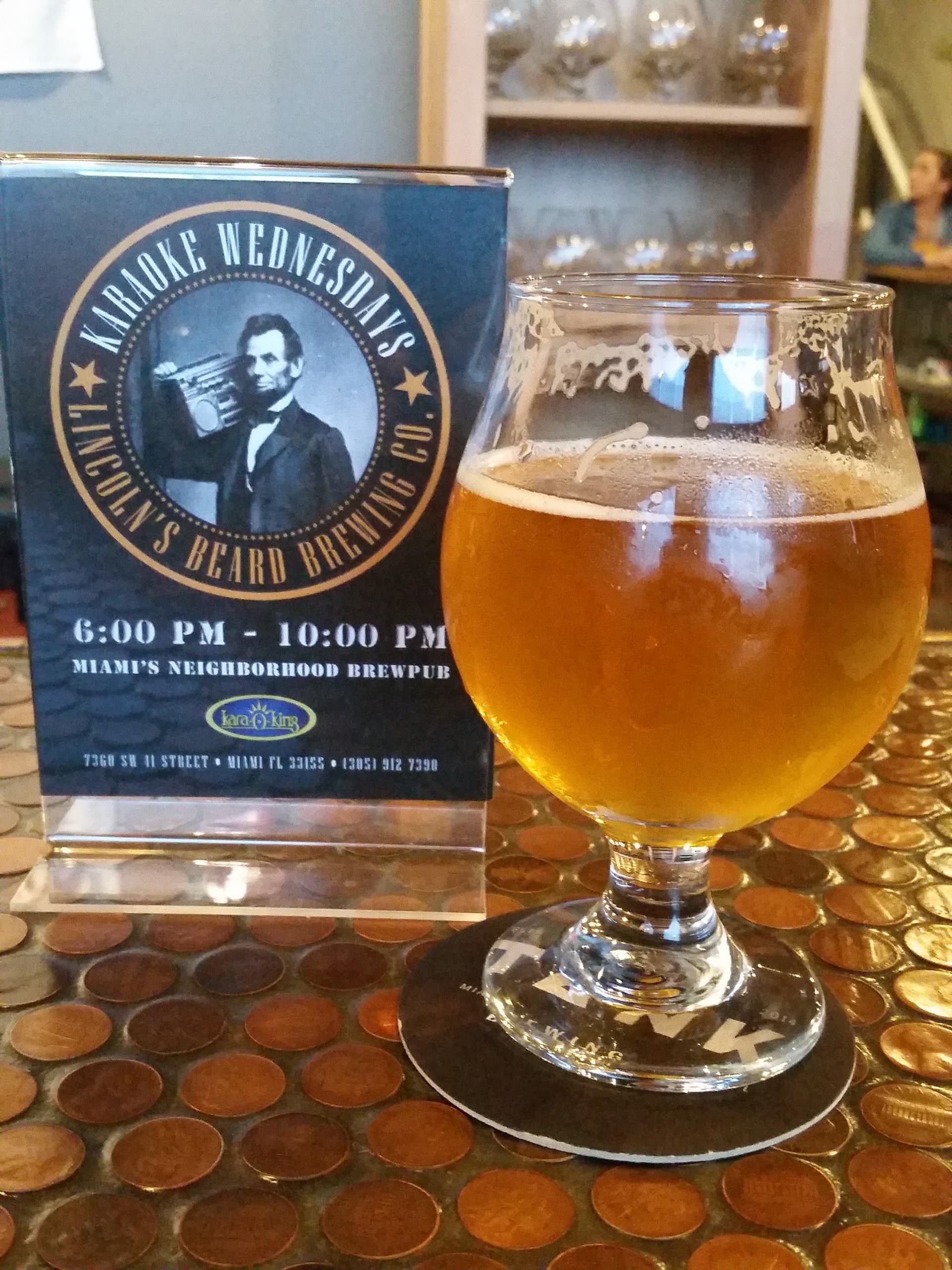 Craft beer at Lincoln's Beard Brewing in Miami