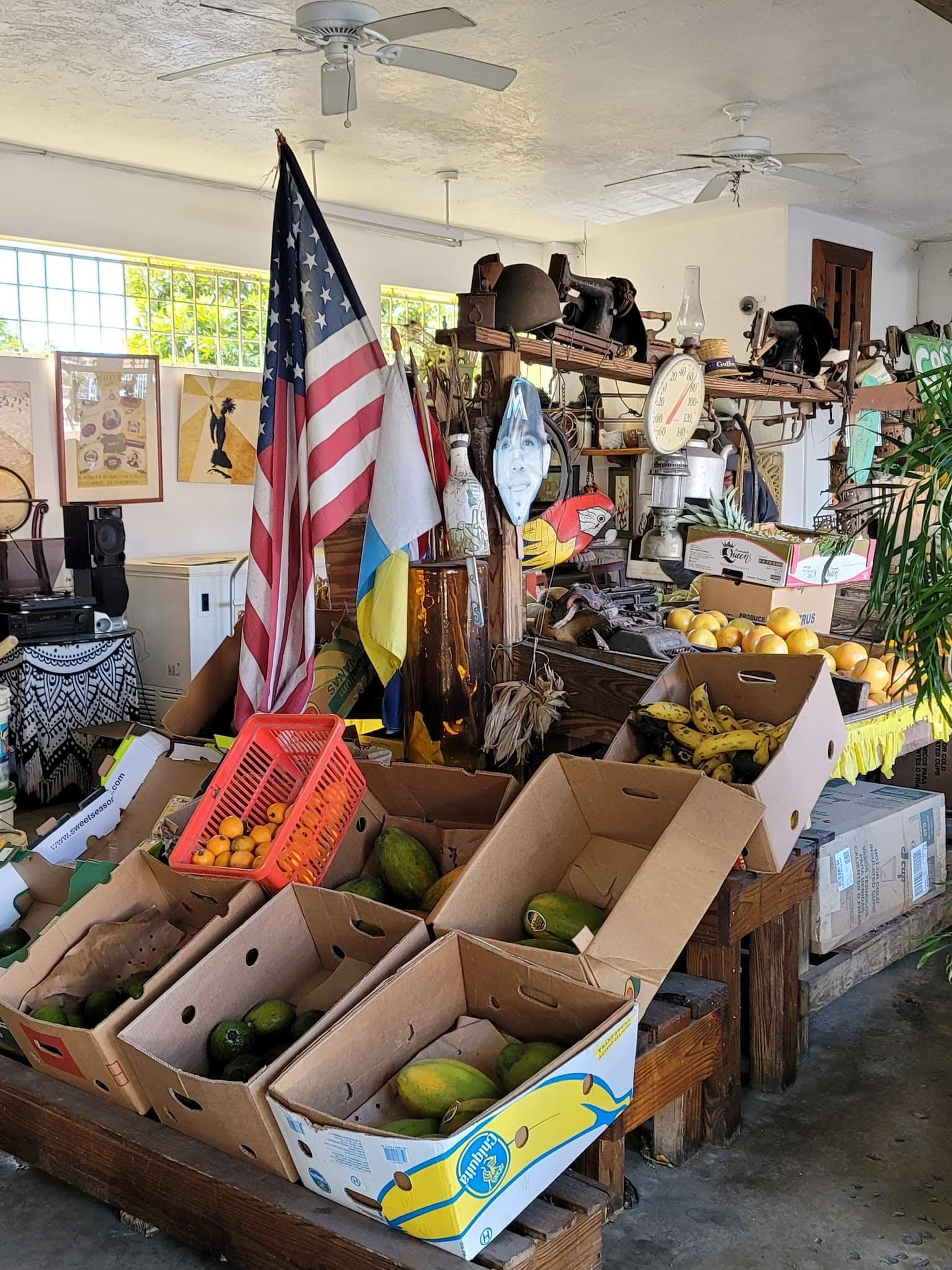 Market interior at Little Havana Tours in Miami