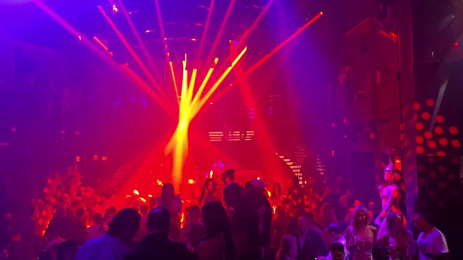 LIV Nightclub vibrant dancefloor in Miami Beach