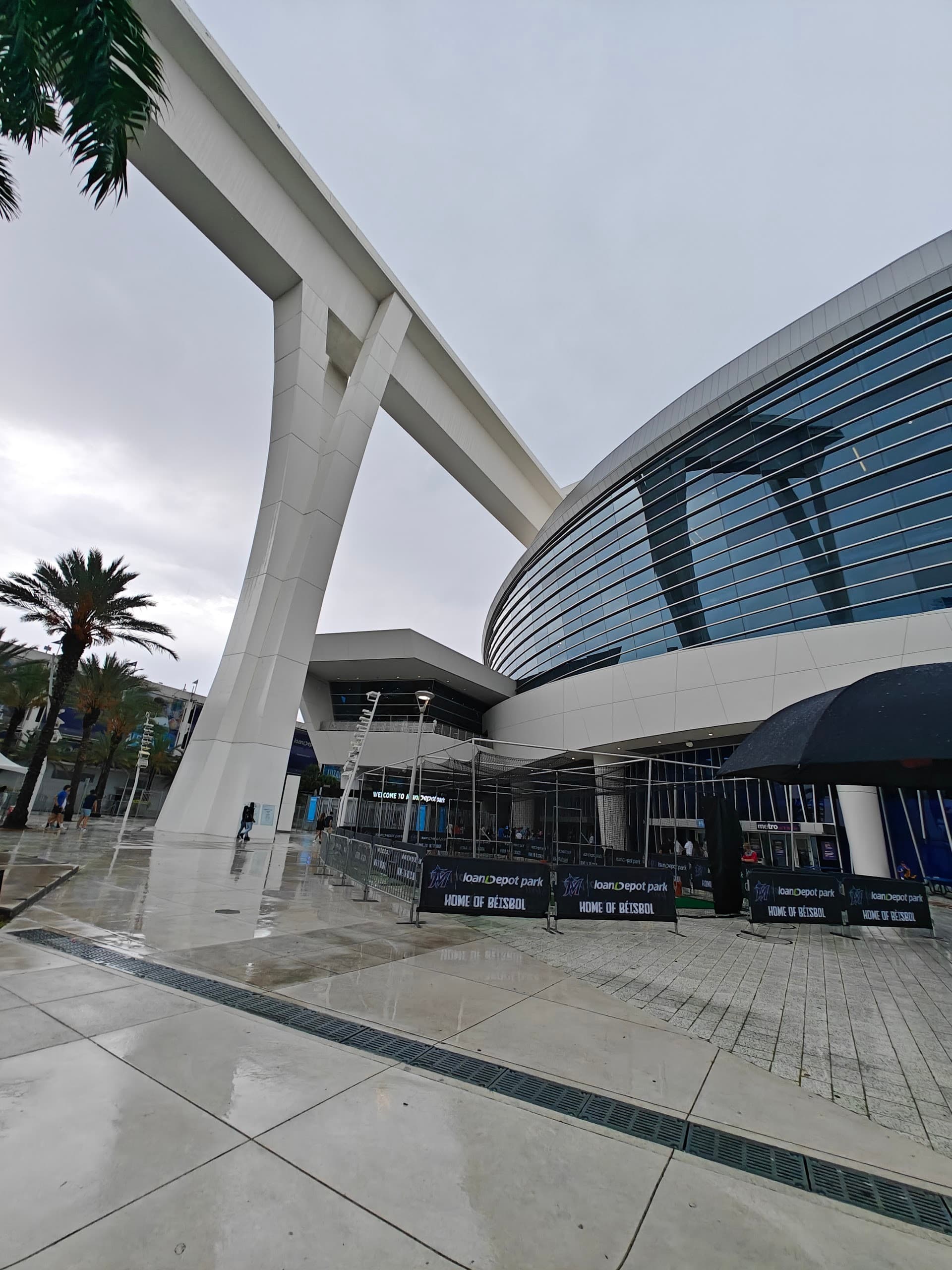 LoanDepot Park exterior view in Miami