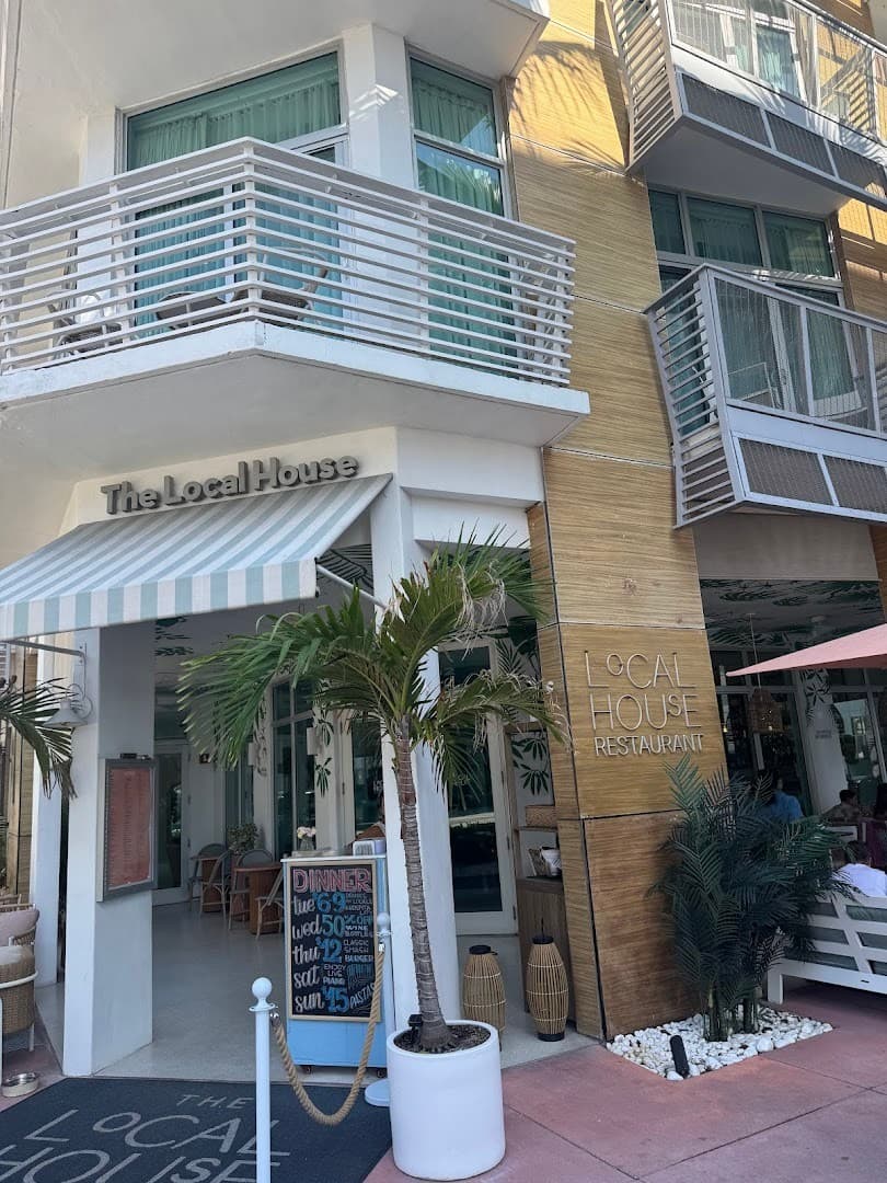 The Local House restaurant exterior in Miami Beach