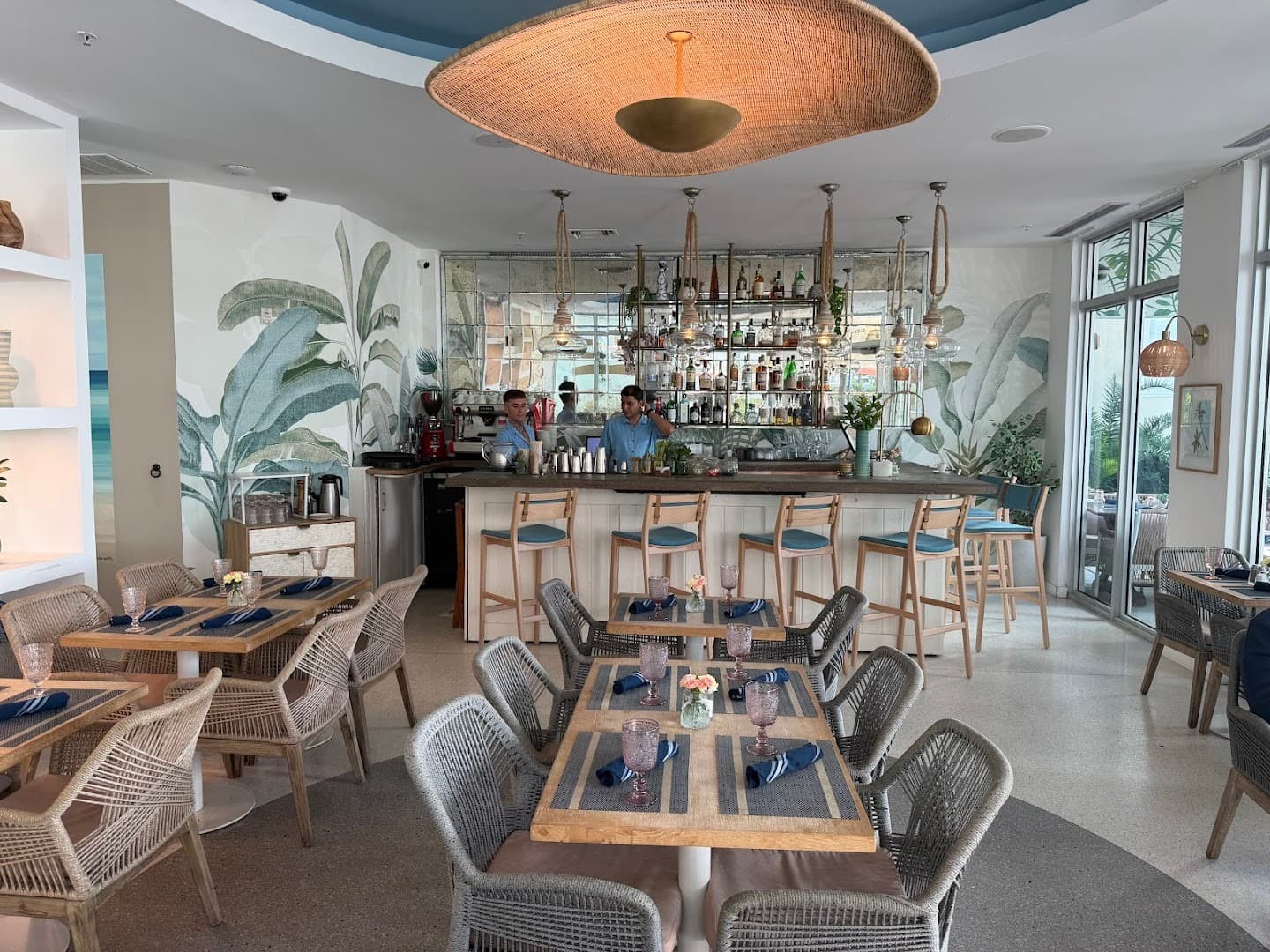 Interior of Local House restaurant in Miami Beach