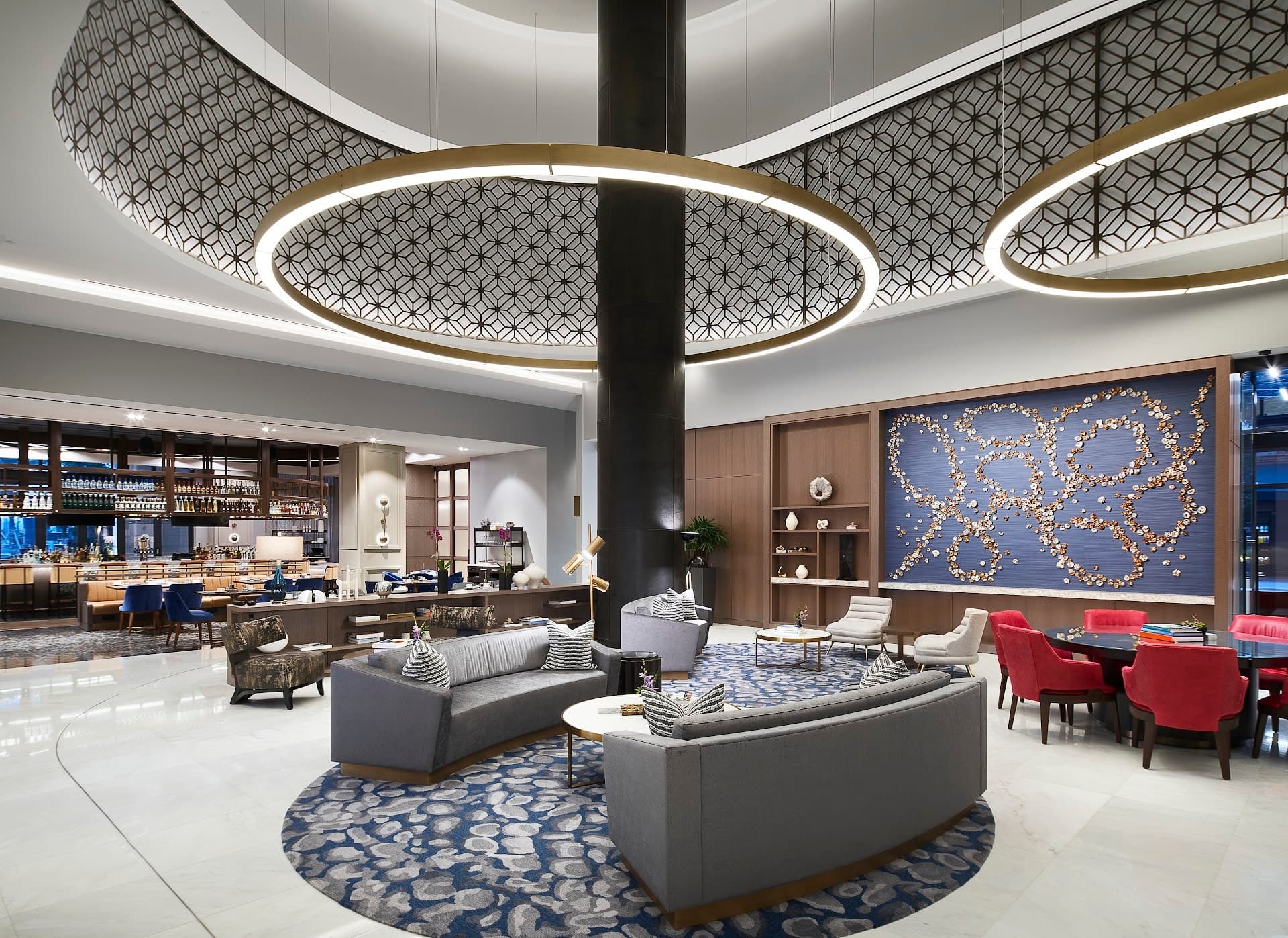 Loews Coral Gables Hotel lobby interior decor