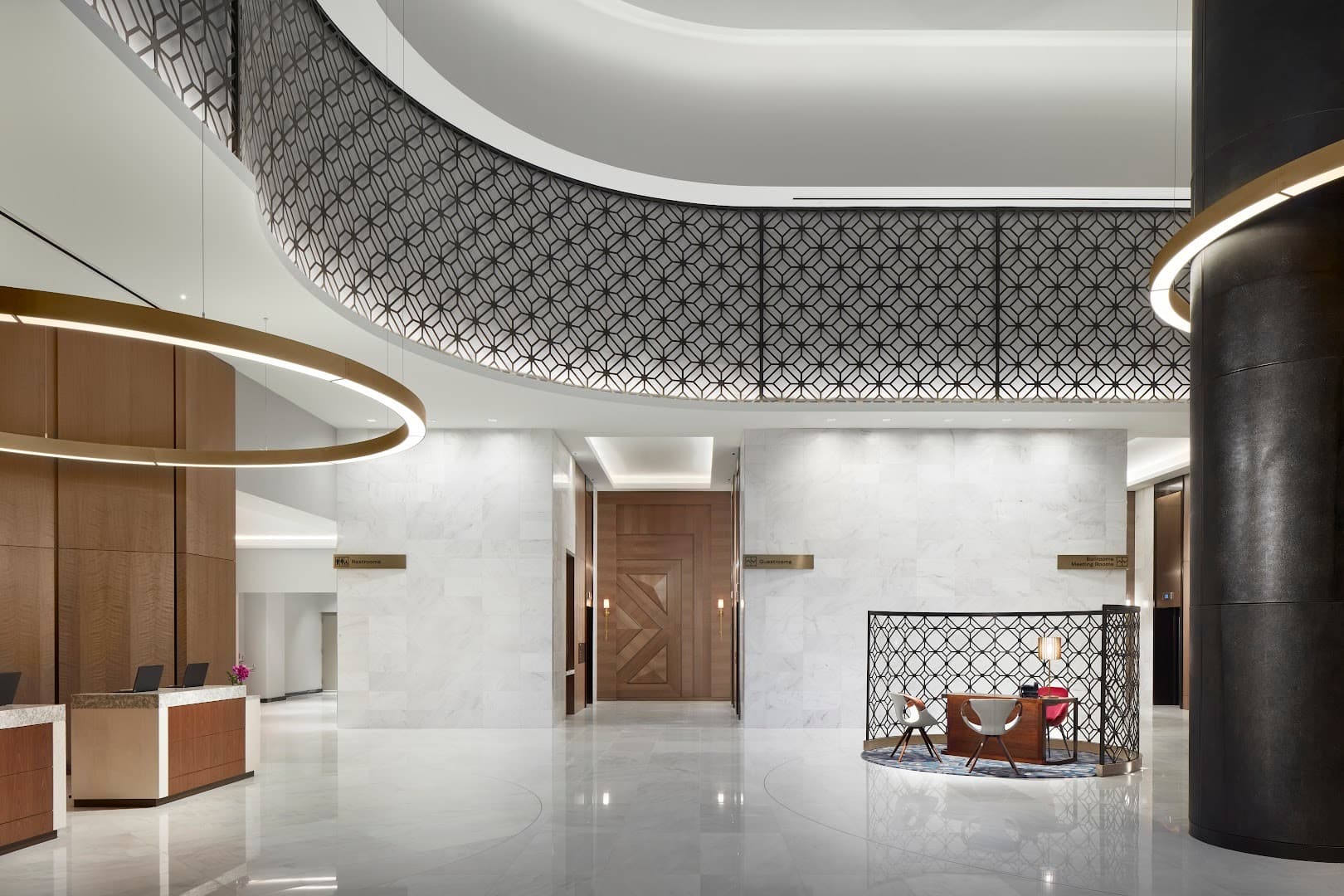 Loews Coral Gables Hotel lobby interior design