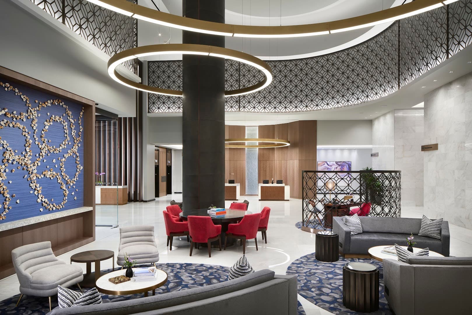 Loews Coral Gables Hotel lobby interior design