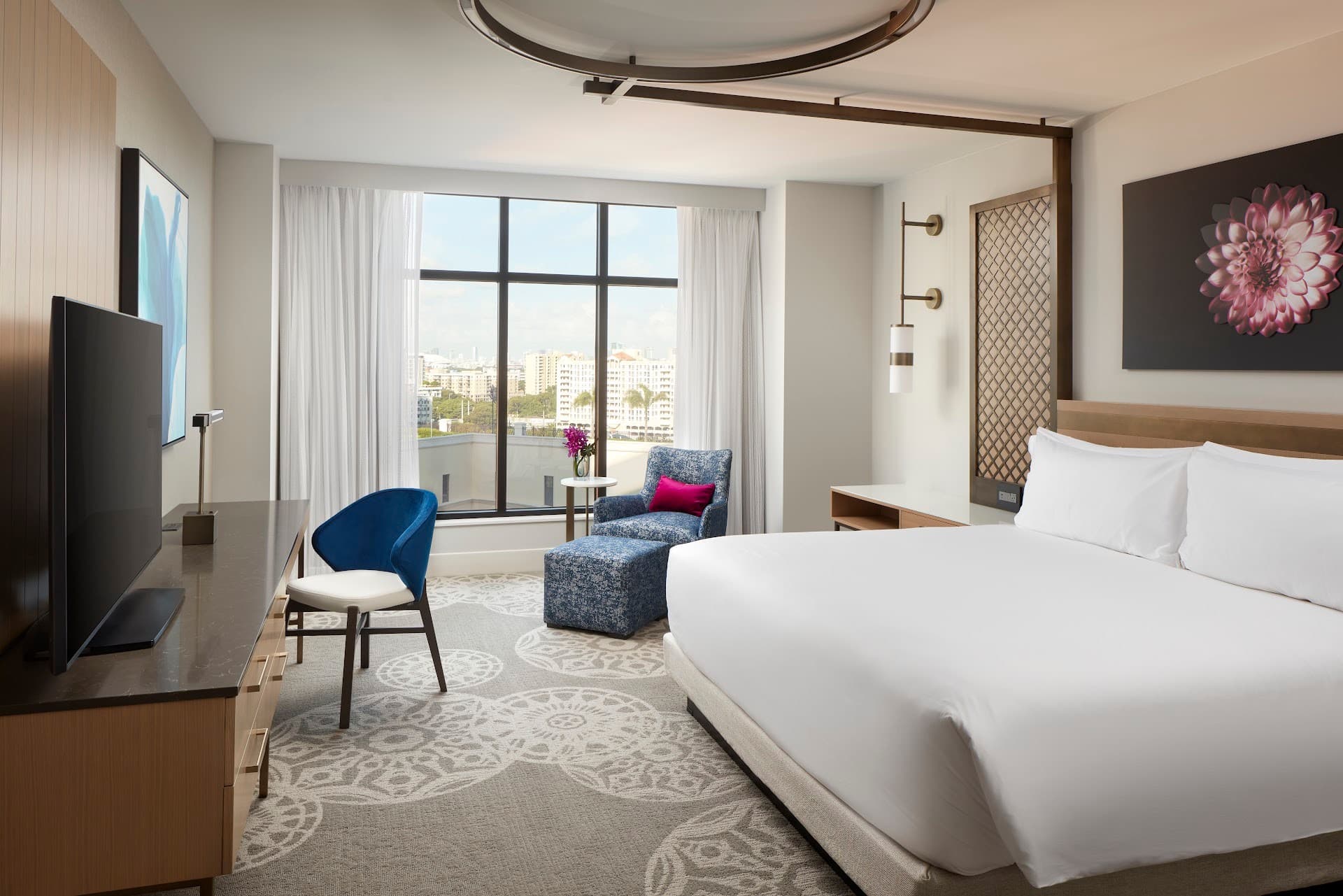 Loews Coral Gables Hotel guest room interior