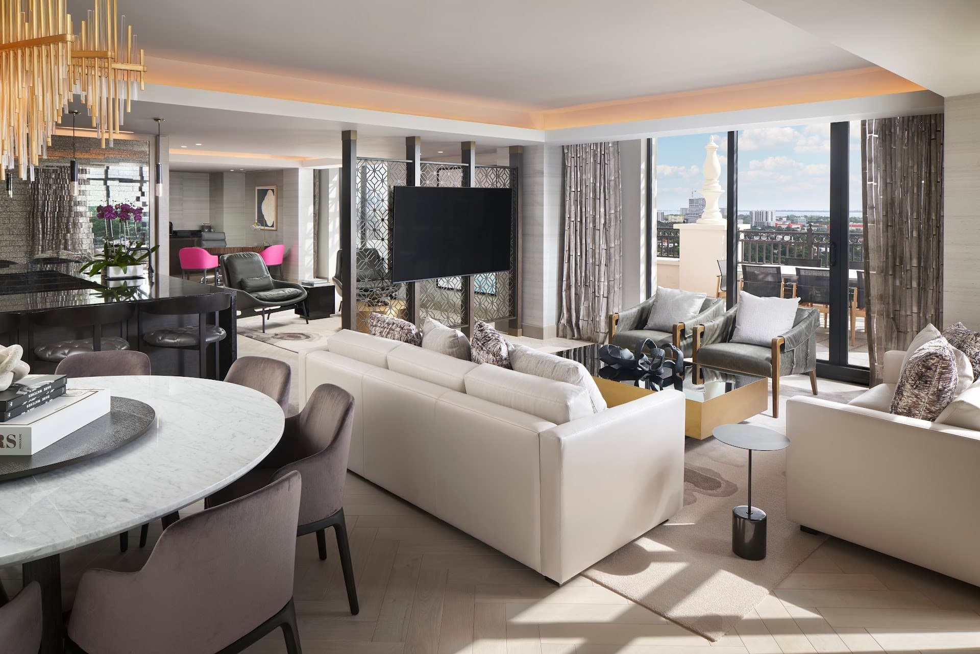 Luxurious suite at Loews Coral Gables Hotel in Miami