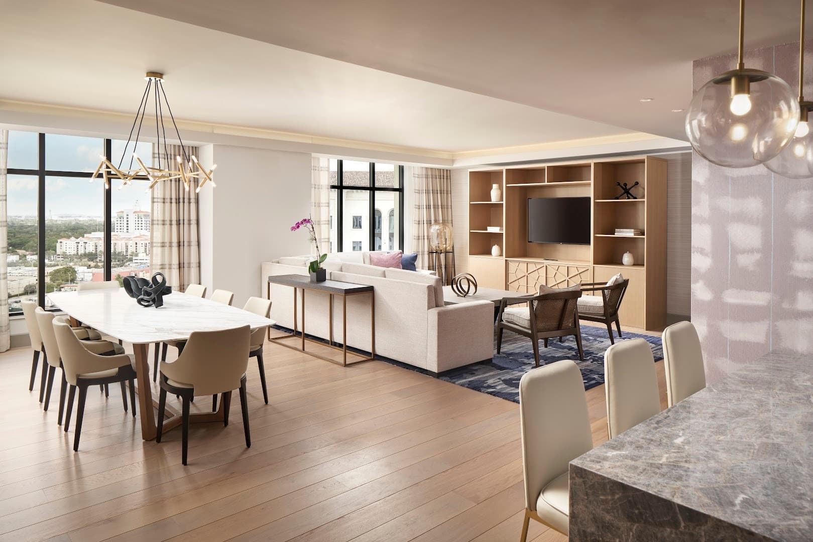 Luxurious suite at Loews Coral Gables Hotel