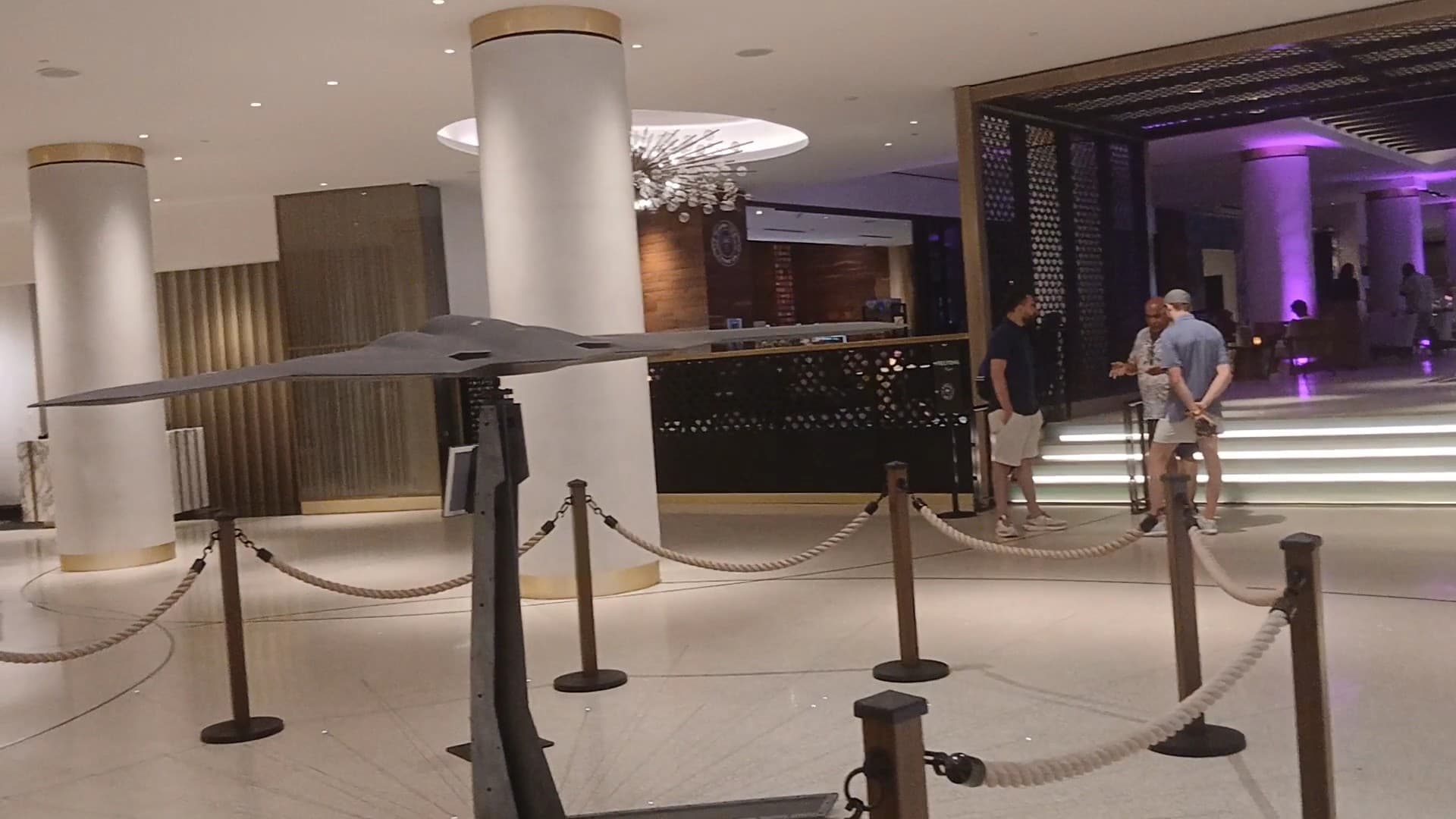 Loews Miami Beach Hotel lobby with modern decor
