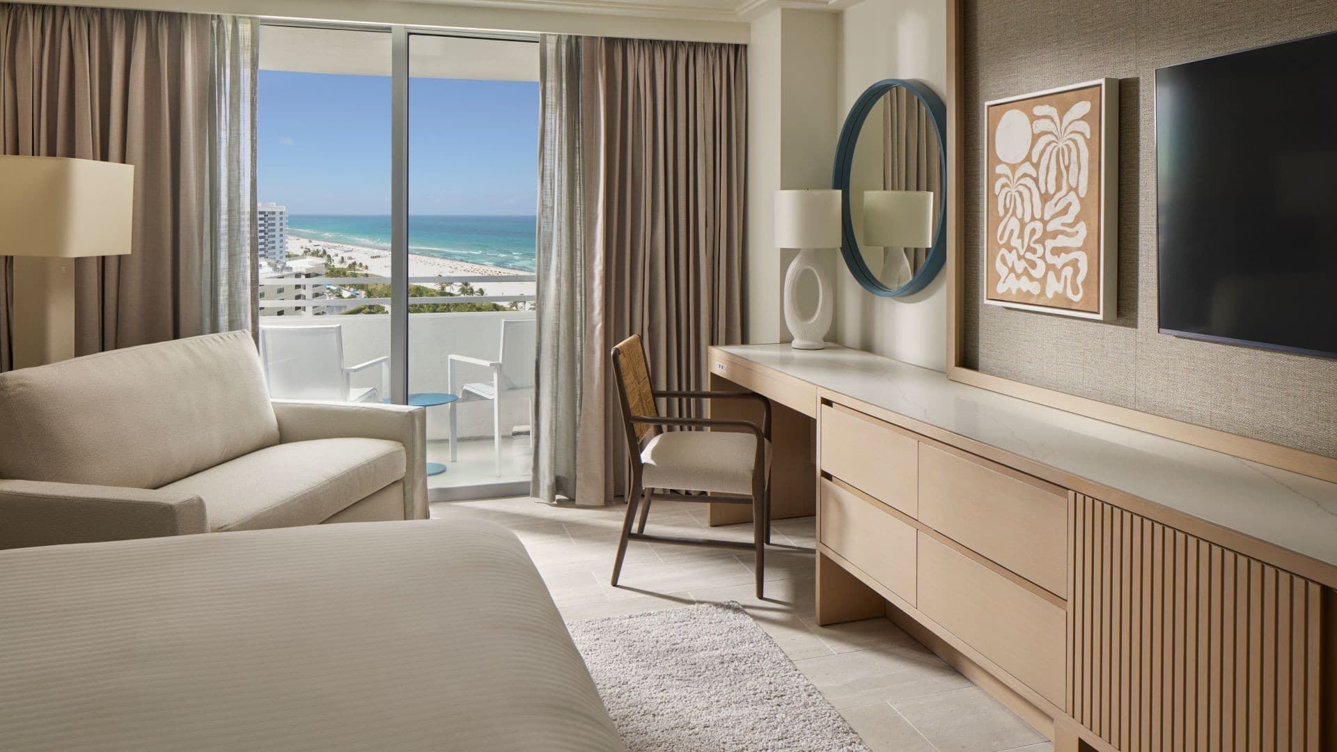 Loews Miami Beach Hotel room with ocean view