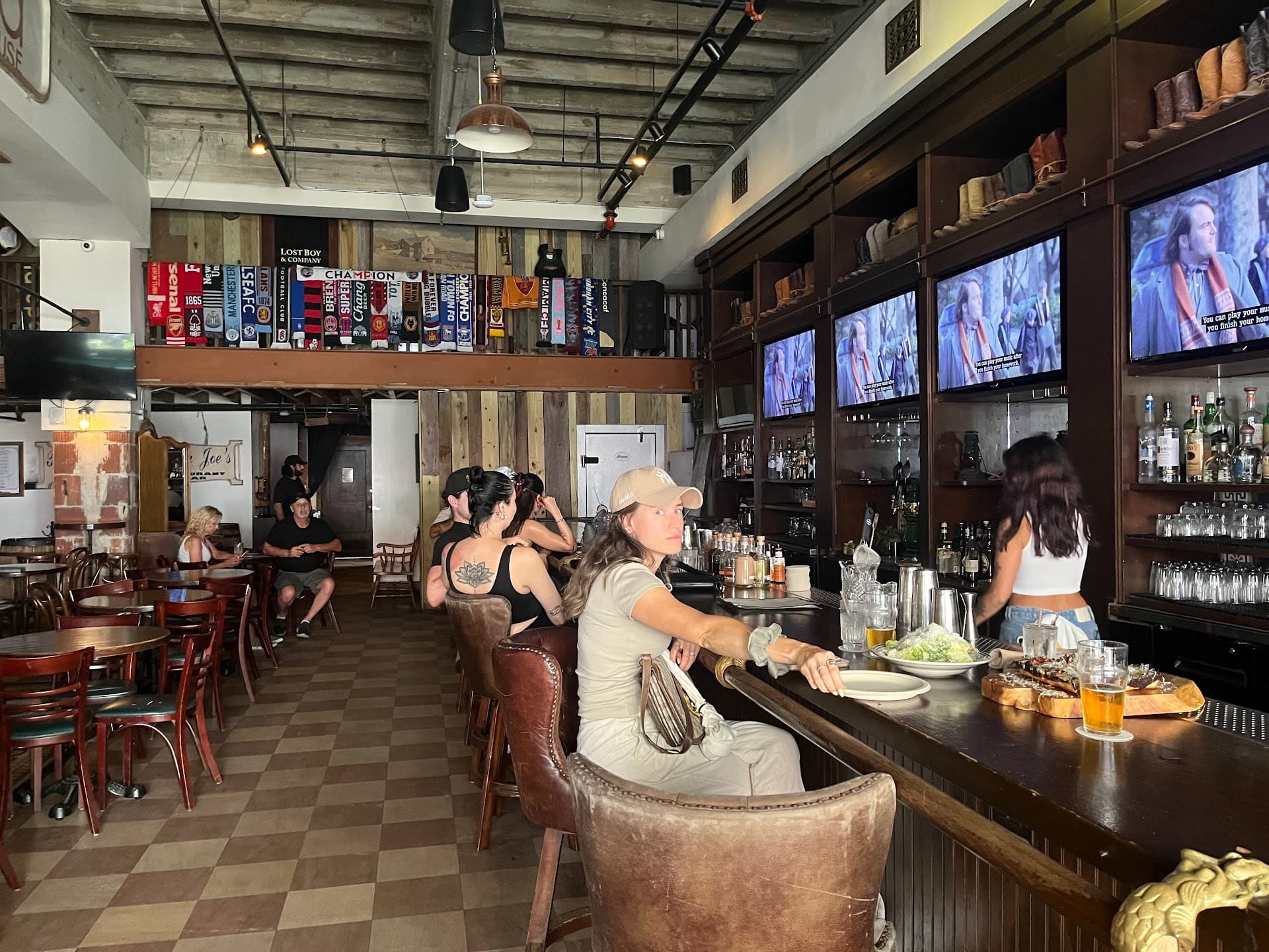 Interior view of Lost Boy Dry Goods bar in Miami