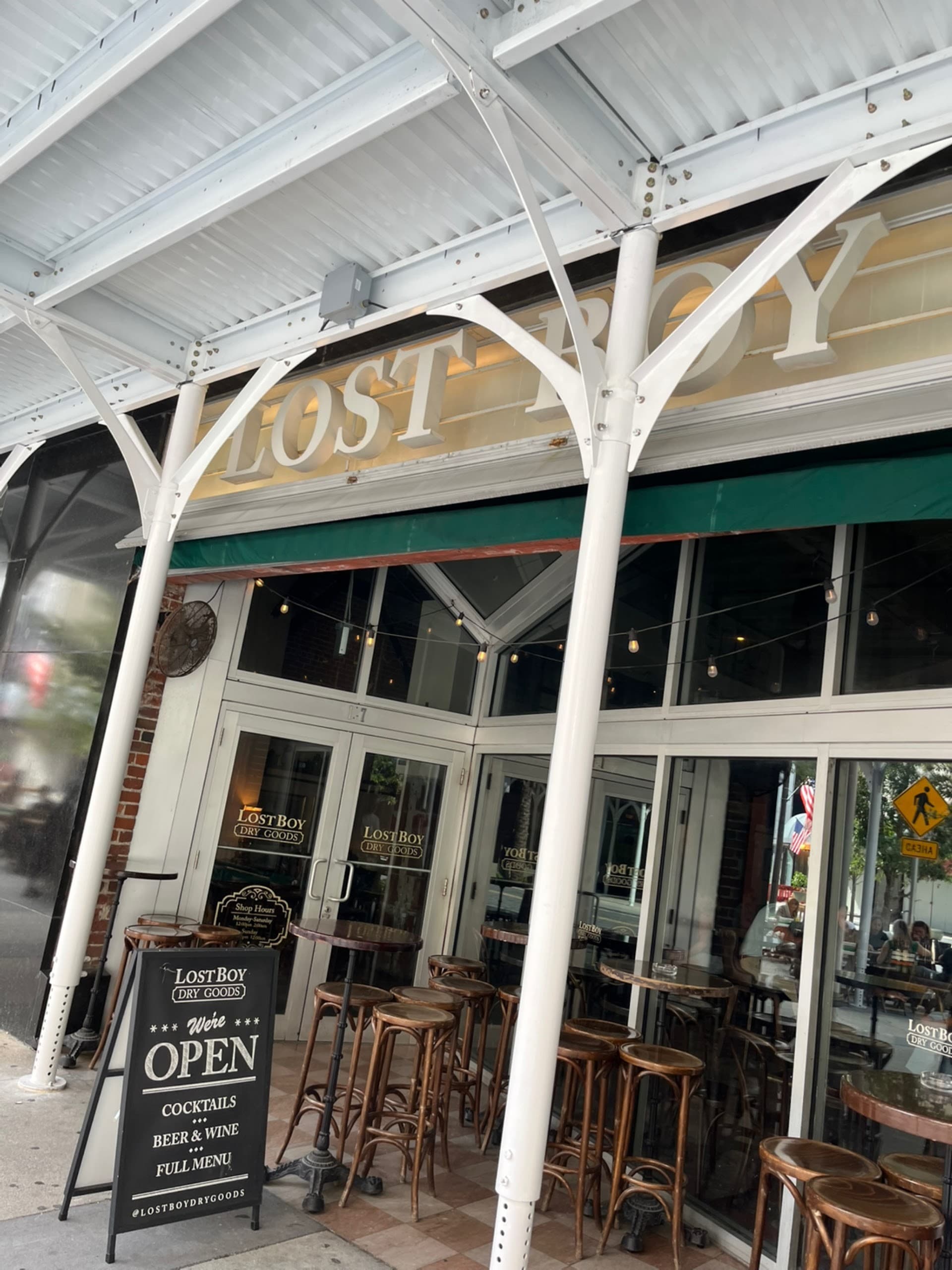 Exterior view of Lost Boy Dry Goods in Miami