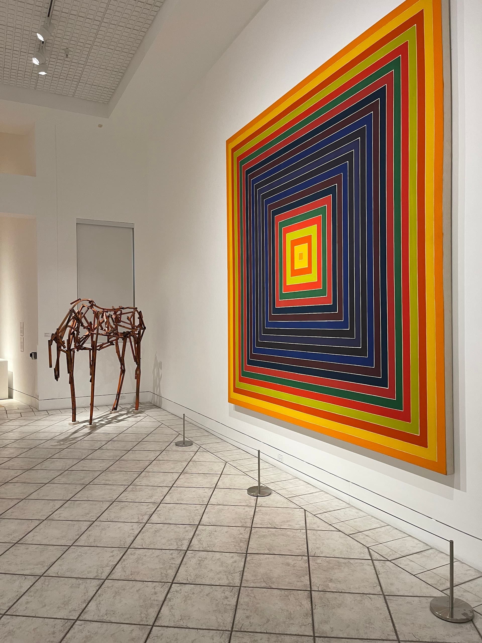 Lowe Art Museum interior artwork in Miami