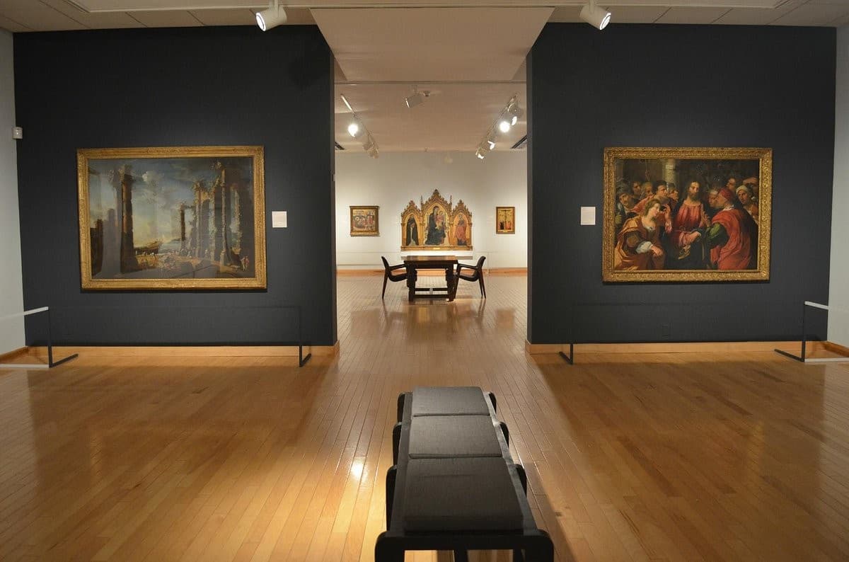 Lowe Art Museum interior showcasing art in Miami